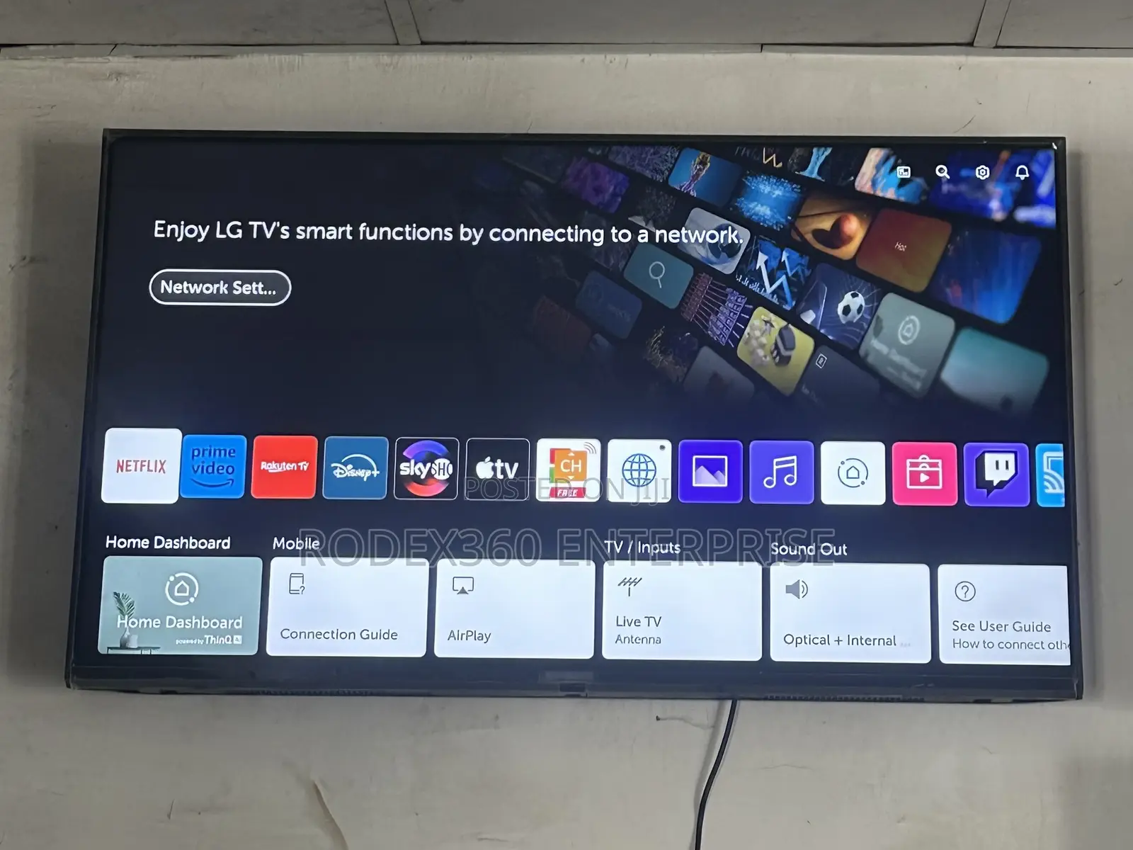 43” Uk Used Lg Smart Tv for Sale