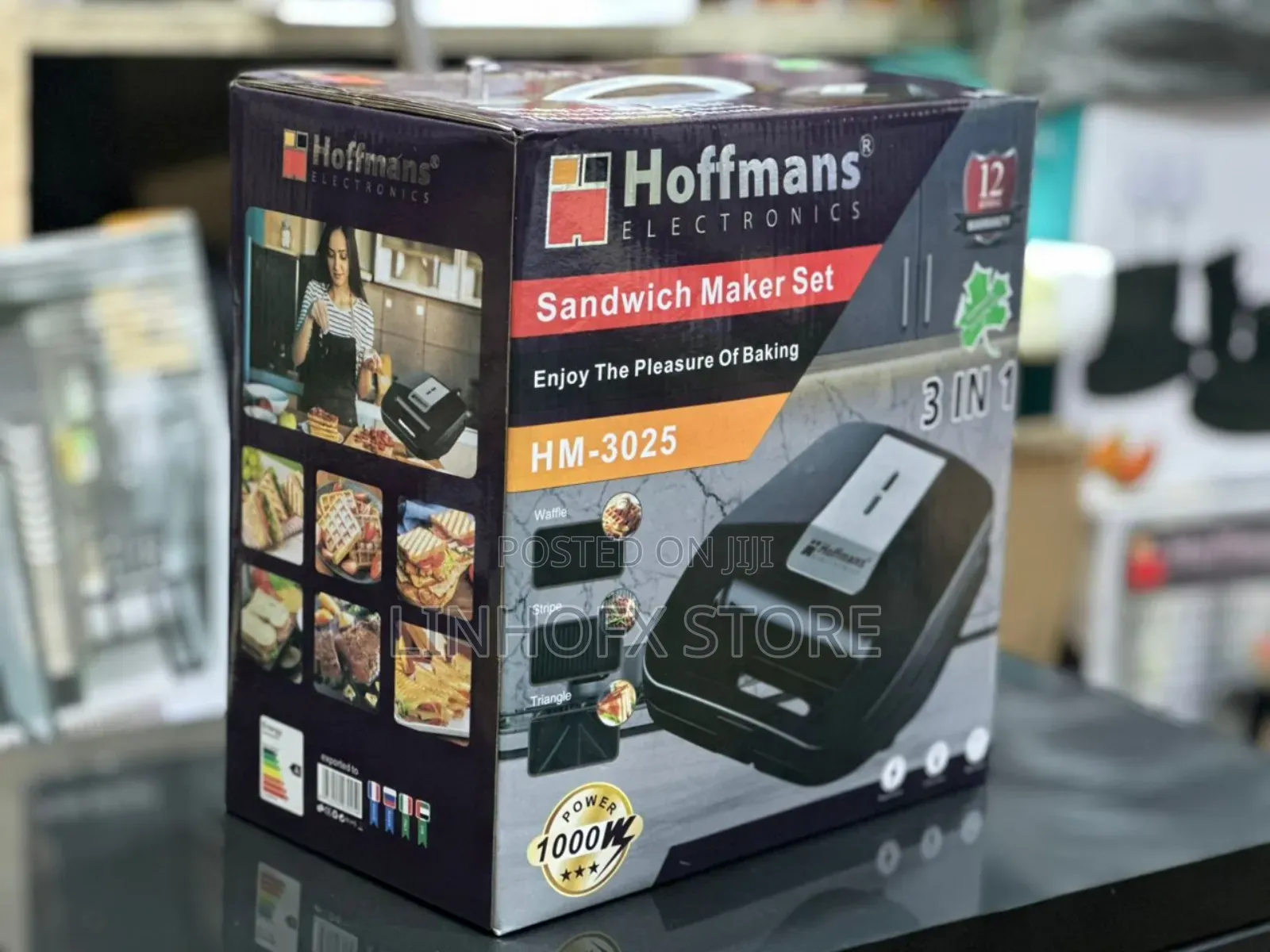 Hoffsman 3in1 Sandwich Maker
Waffle Grill and Sandwich