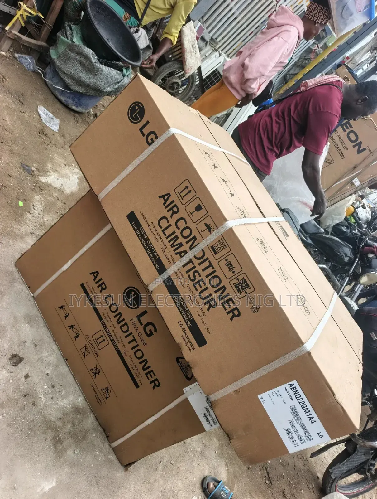 Original Lg 2 Hp Inverter Duct Ceiling Conceiled Air Conditioner