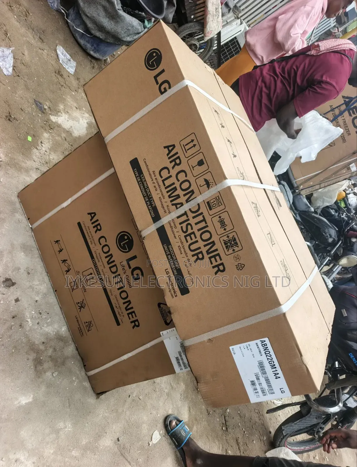 Original Lg 2 Hp Inverter Duct Ceiling Conceiled Air Conditioner