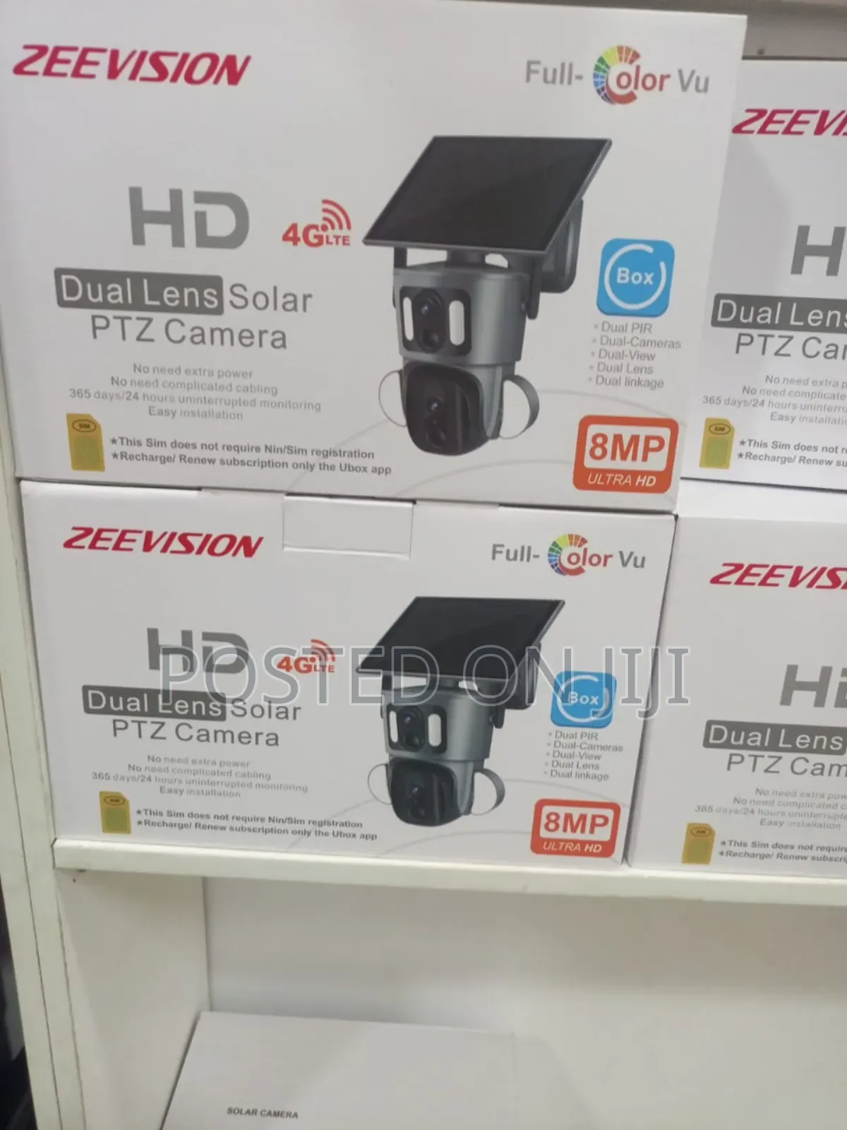 Hd Dual Len's PTZ Solar 8mp Camera