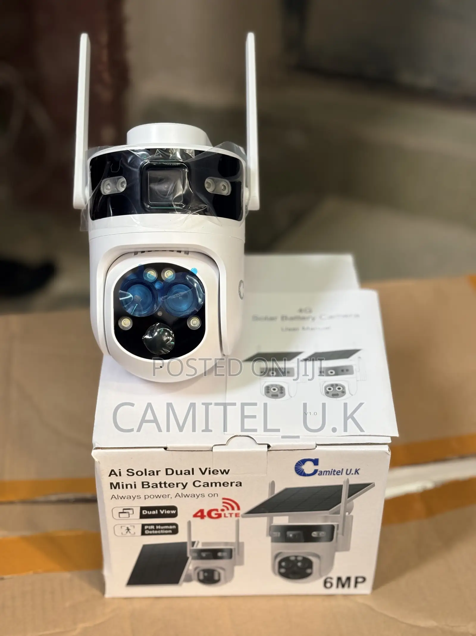 Ubox Ai Solar Dual Lens Mini Battery PTZ Camera