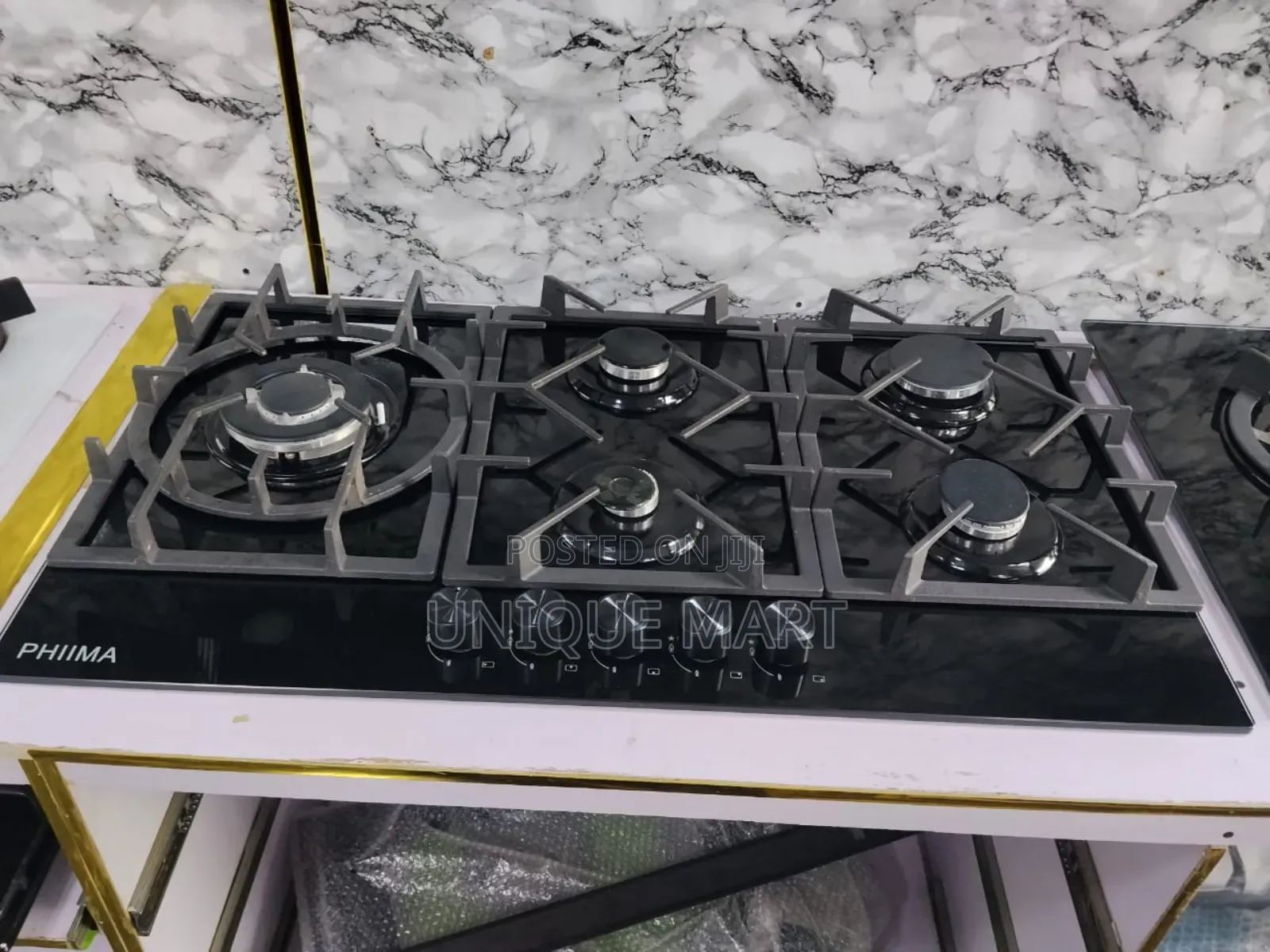 90 Cm Phiima 5 Burner Gas Cooker