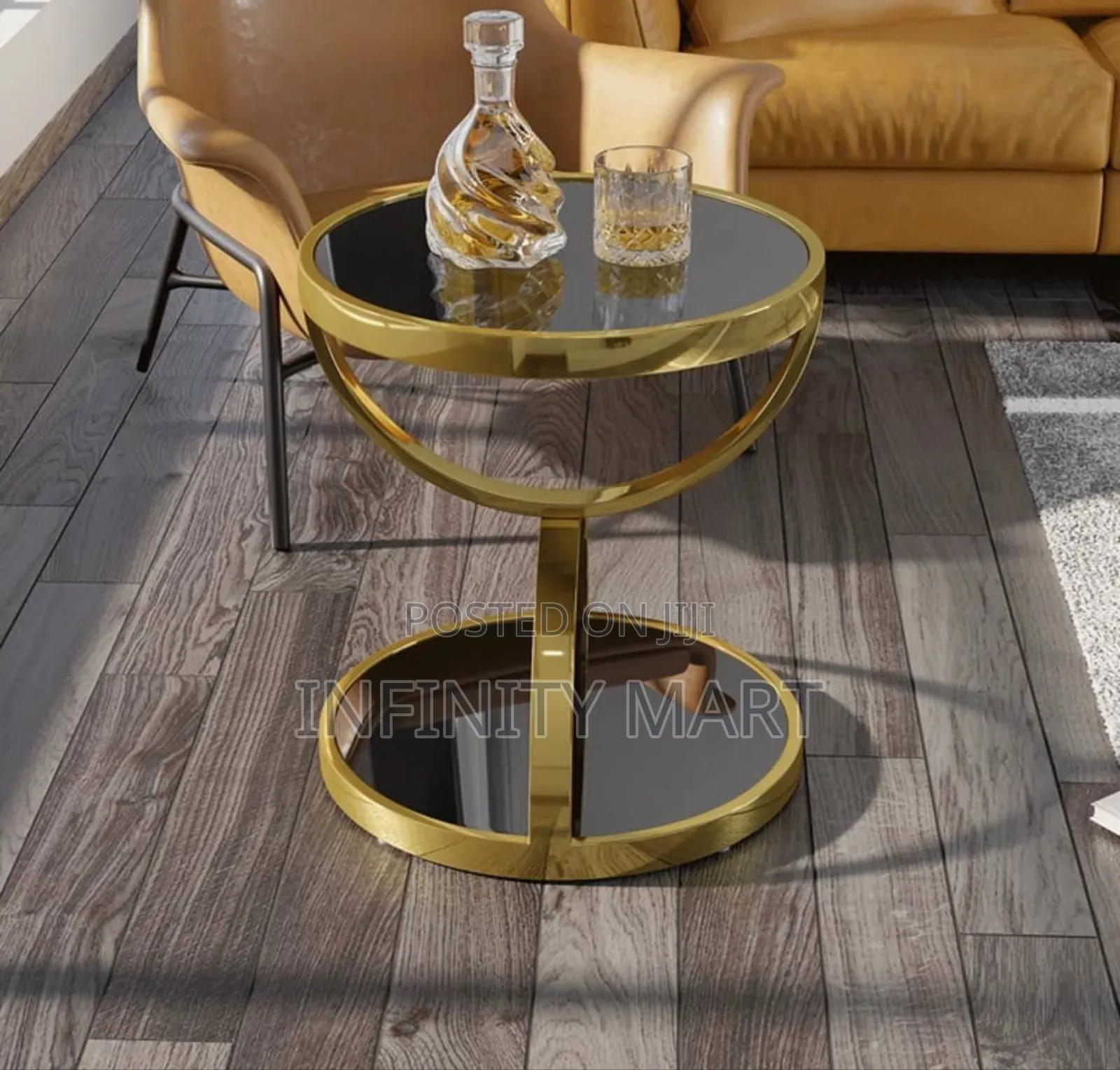 Classic Glass Side Stool