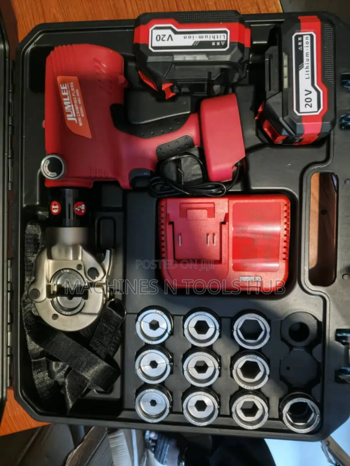 Jumlee 20v 16 - 300mm Cordless Cable Lug Machine