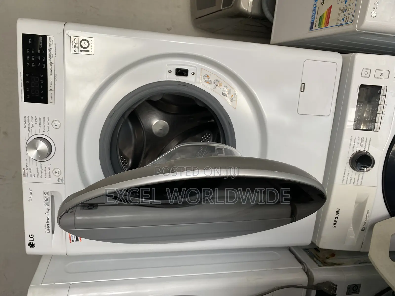 Front Loader Designed Lg Direct Drive Washing Machine