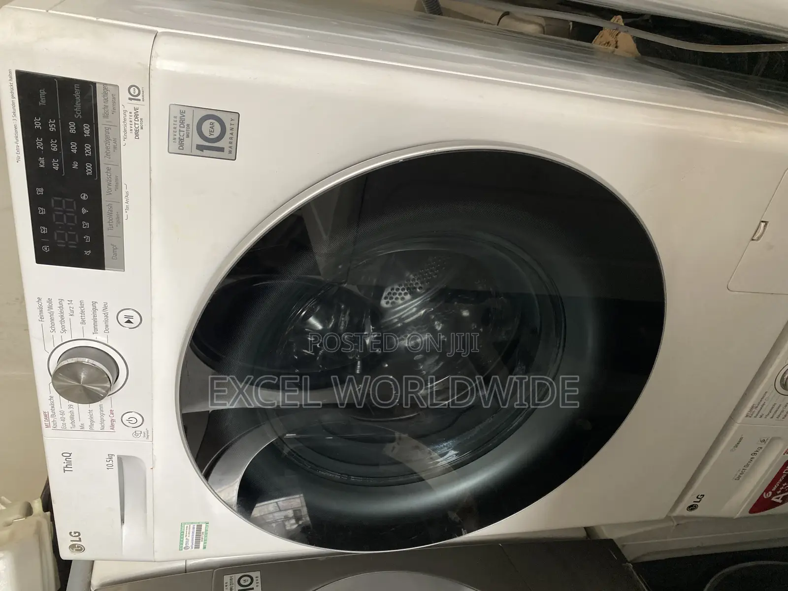 Front Loader Designed Lg Direct Drive Washing Machine