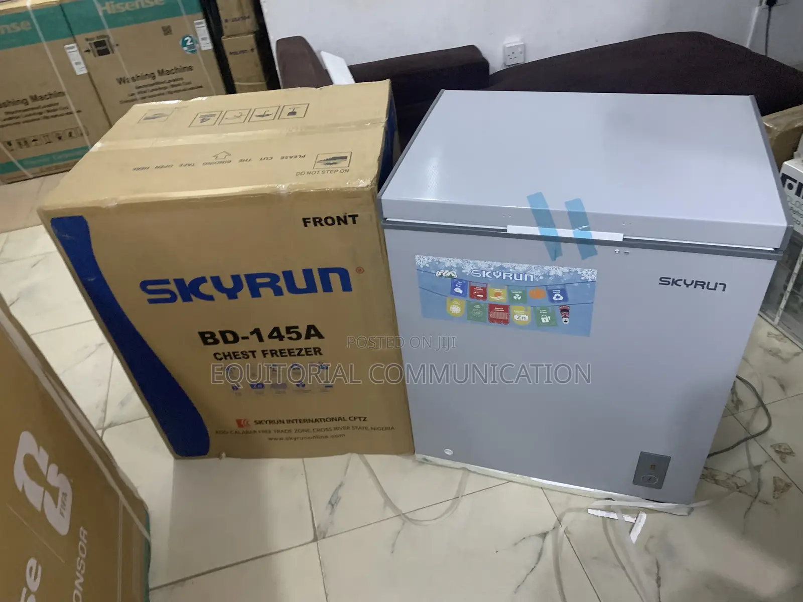 Skyrun Bd-145a Chest Freezer – Long Cooling Retention