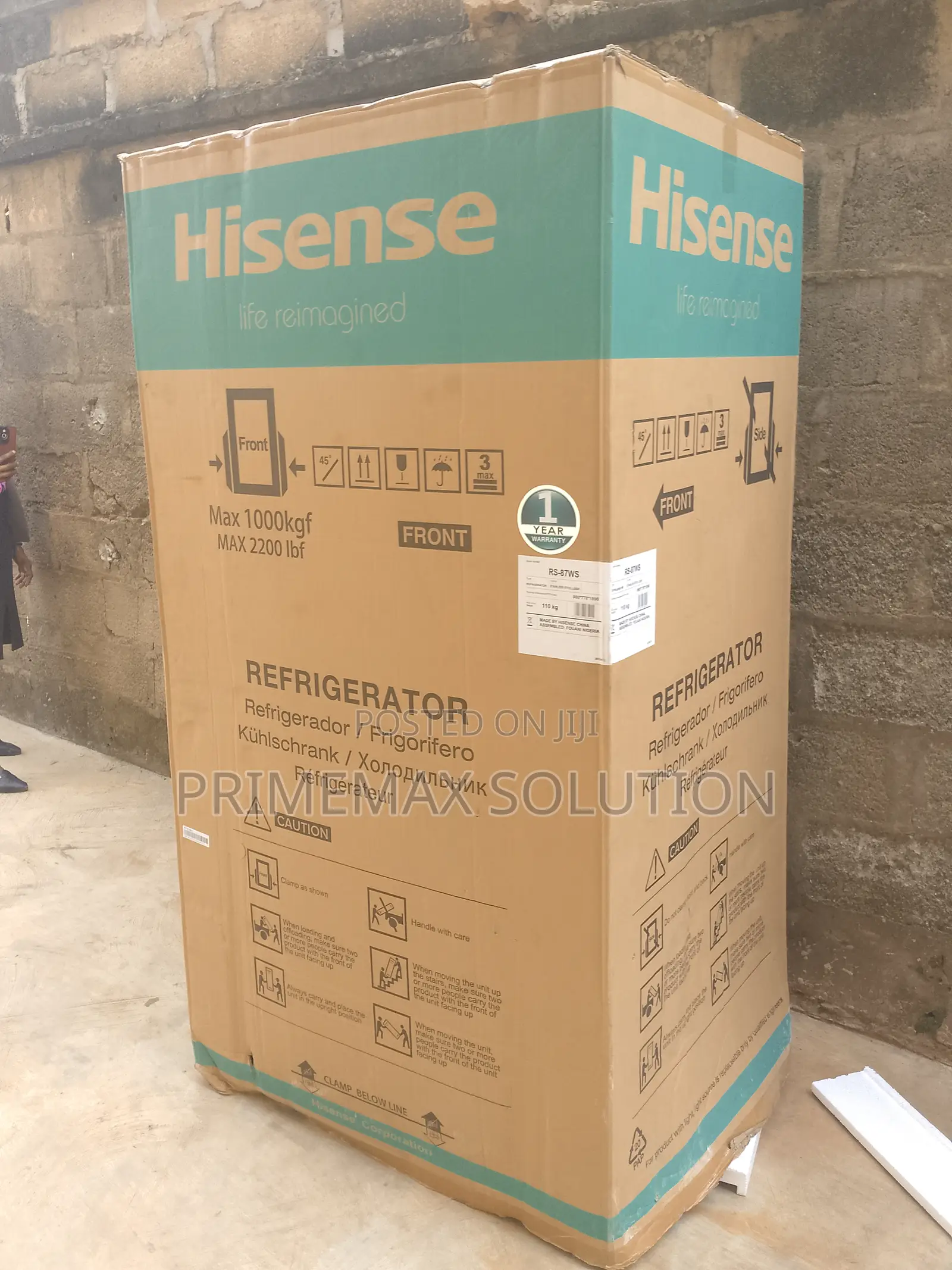 Hisense Rs-87-Ws 634l Refrigerator With Moisture Fresh Crisper