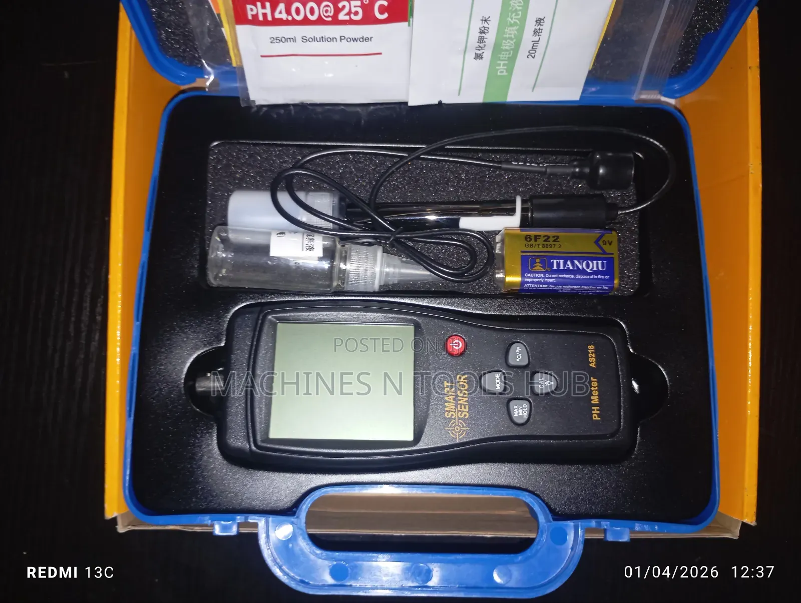 As218 Smart Sensor Ph Meter