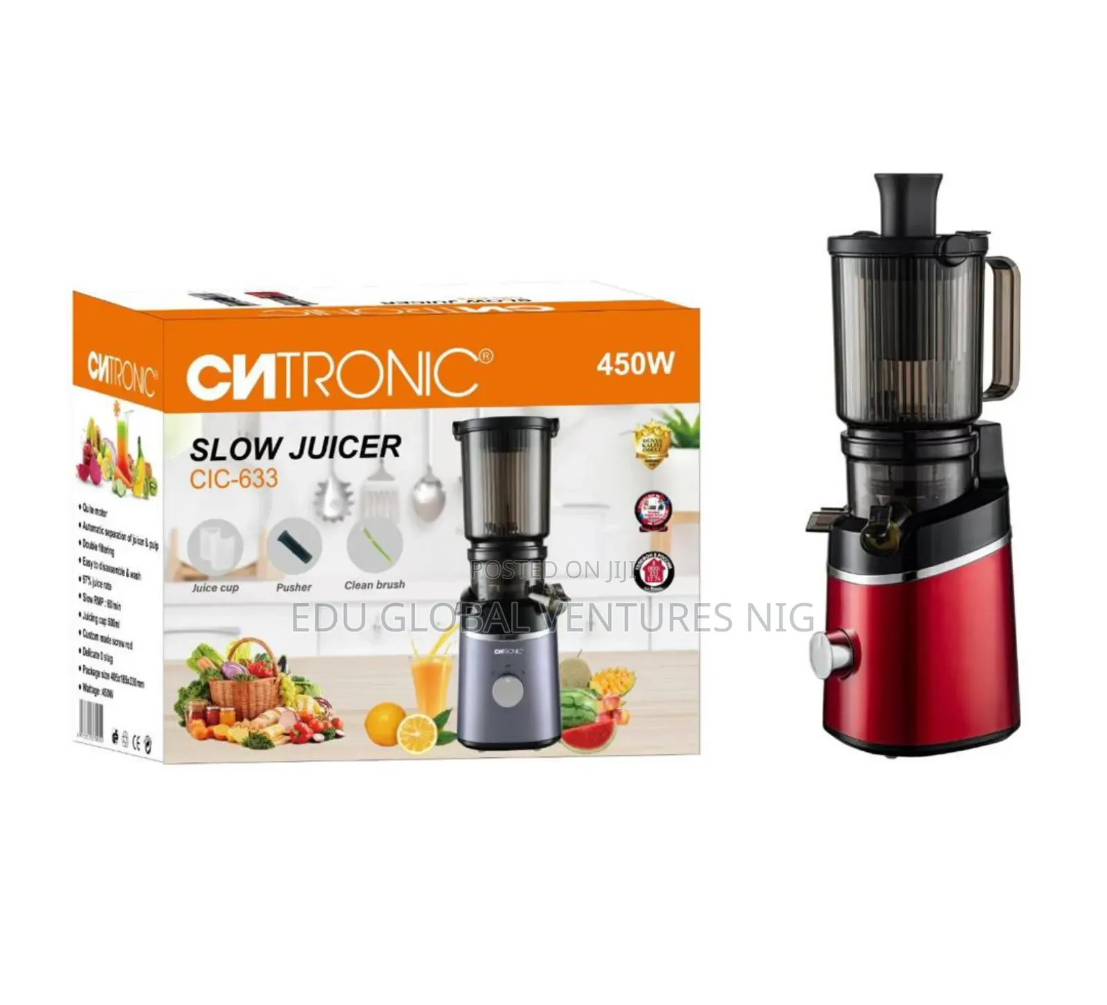 Clatronic 450watts Original Slow Juicer