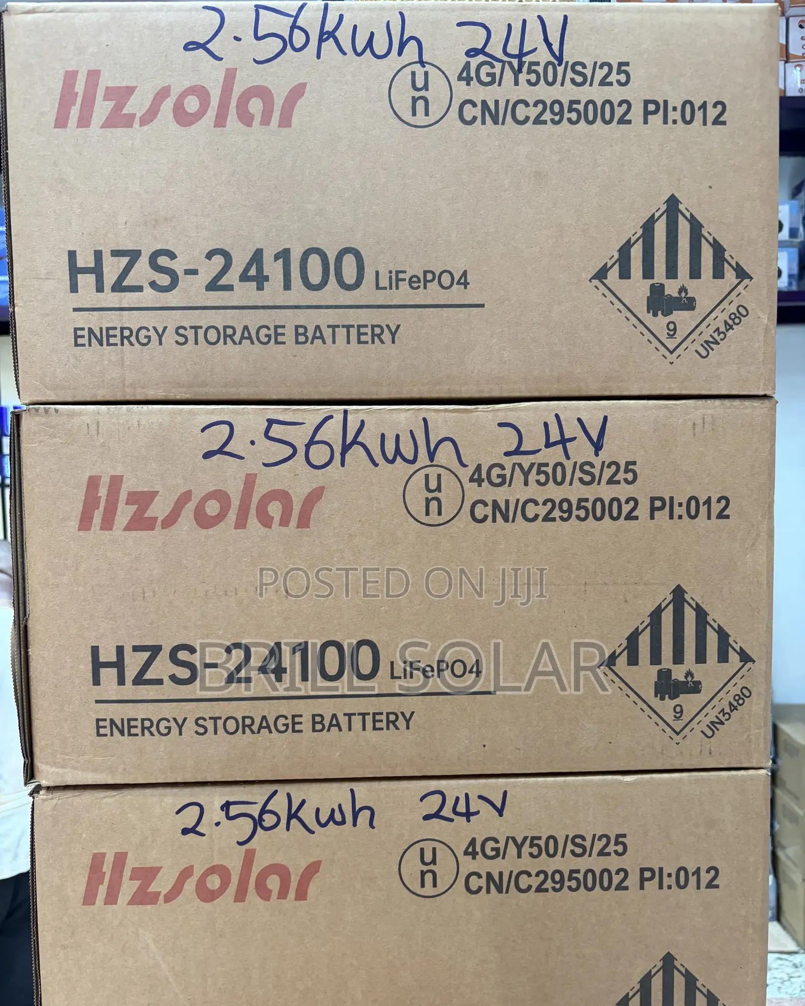 2.5kwh-25.6v Hz Solar Lithium Battery