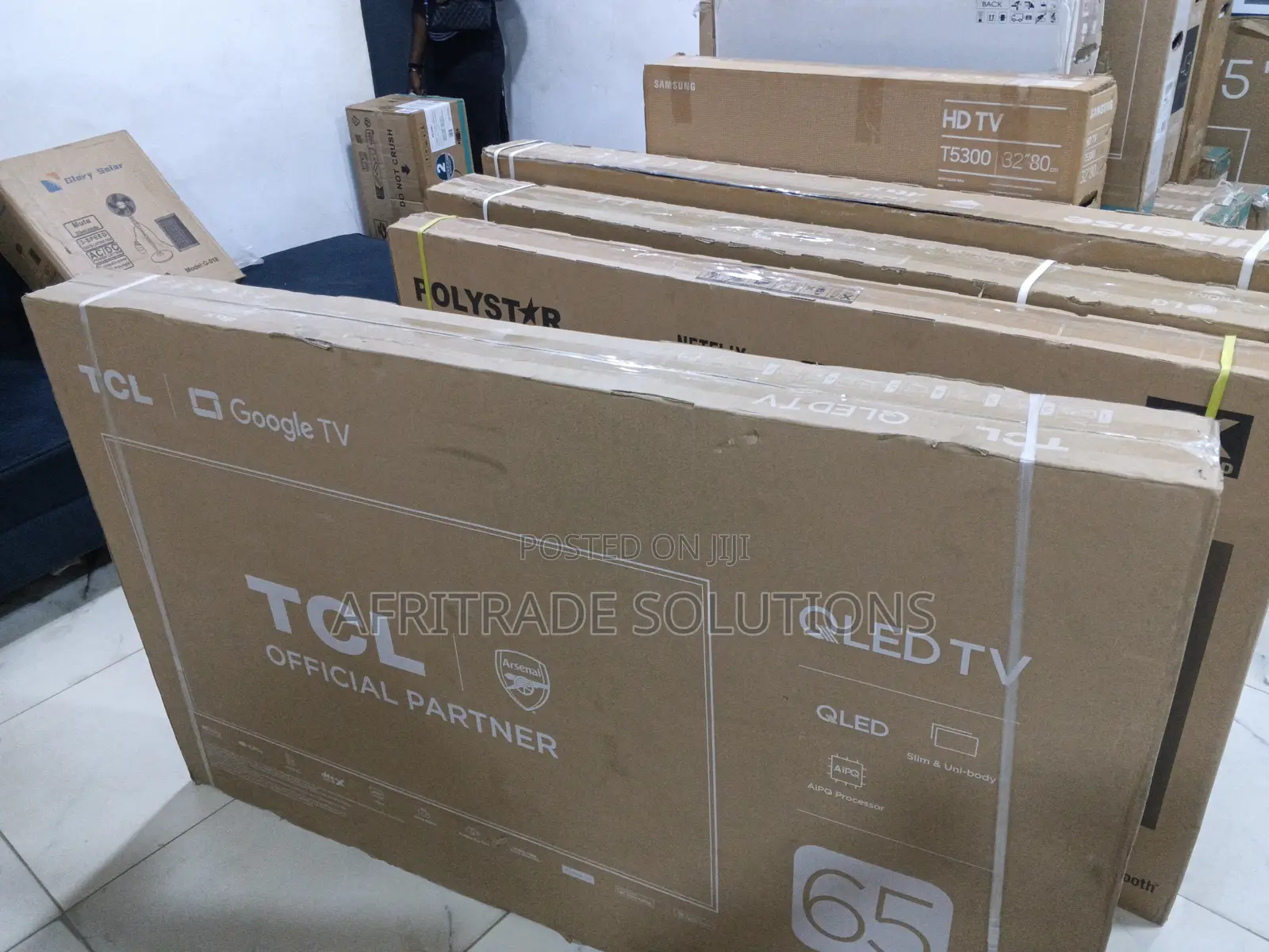 TCL 65 Qled Built‐In Wi‐Fi Connectivity