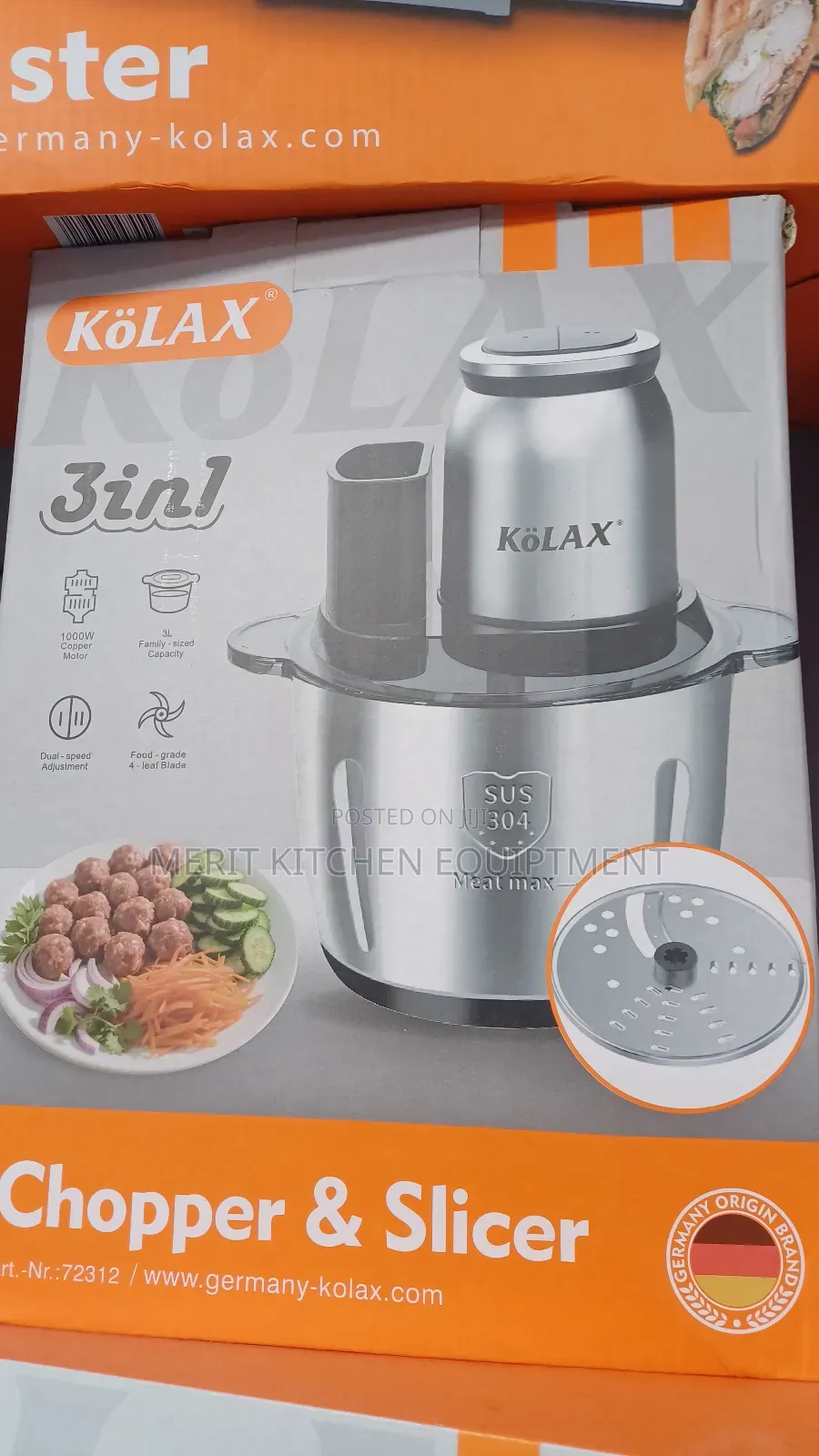 Kolax3in1 Chopper and Slicer