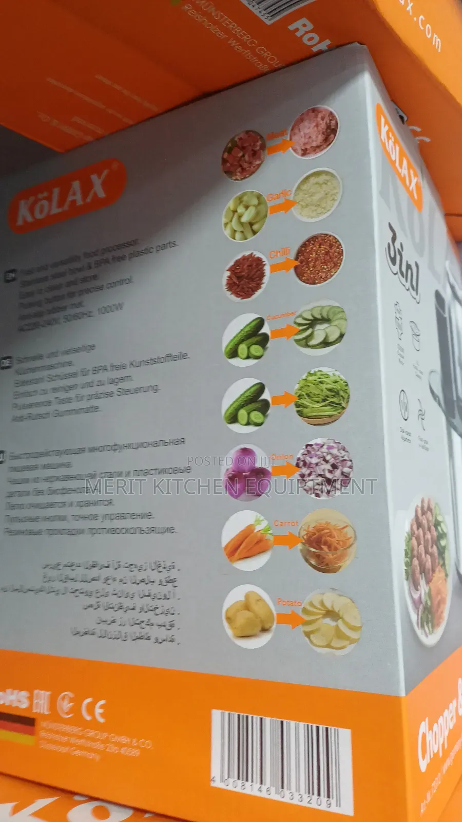 Kolax3in1 Chopper and Slicer