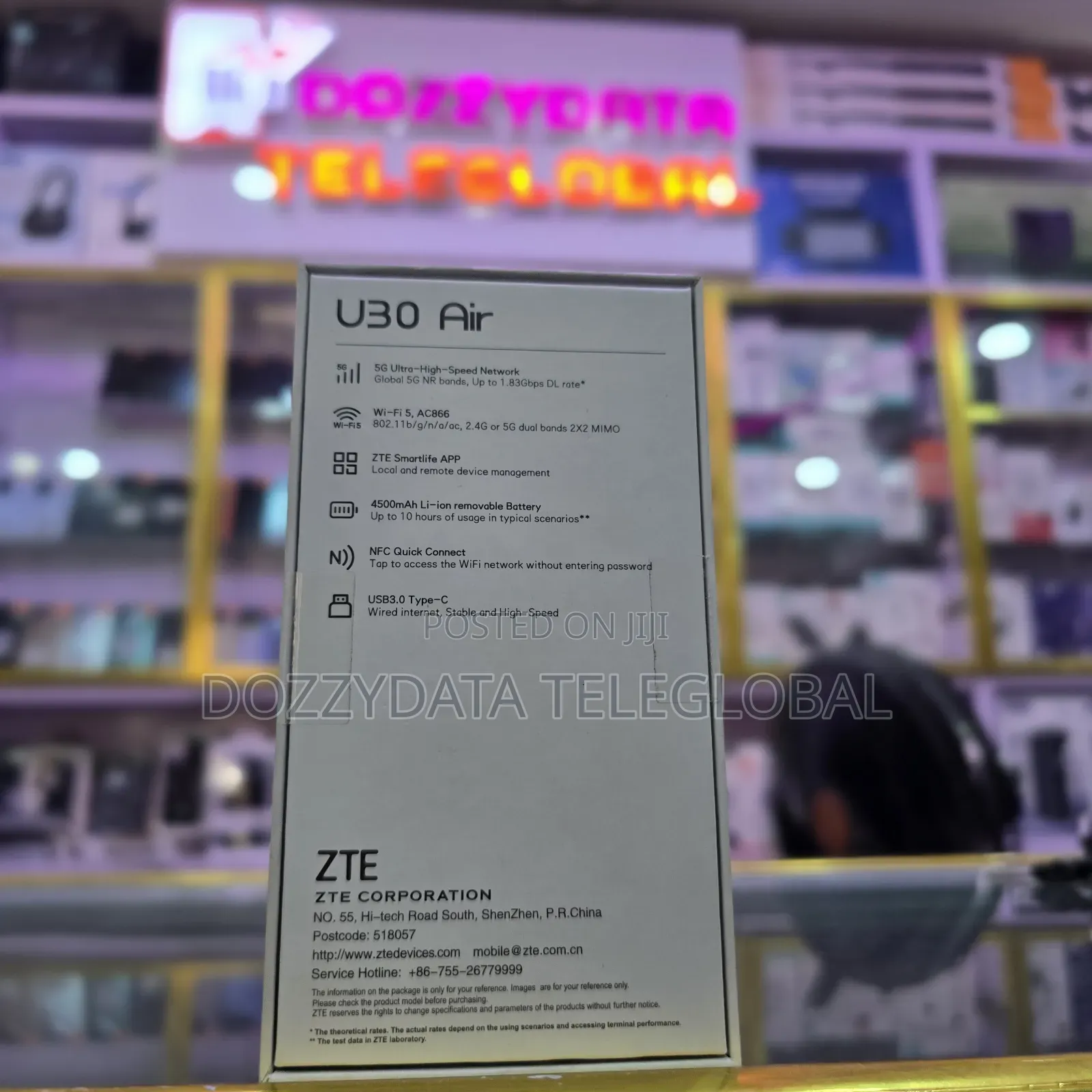 Zte U30 Air 5g Portable Wifi Router