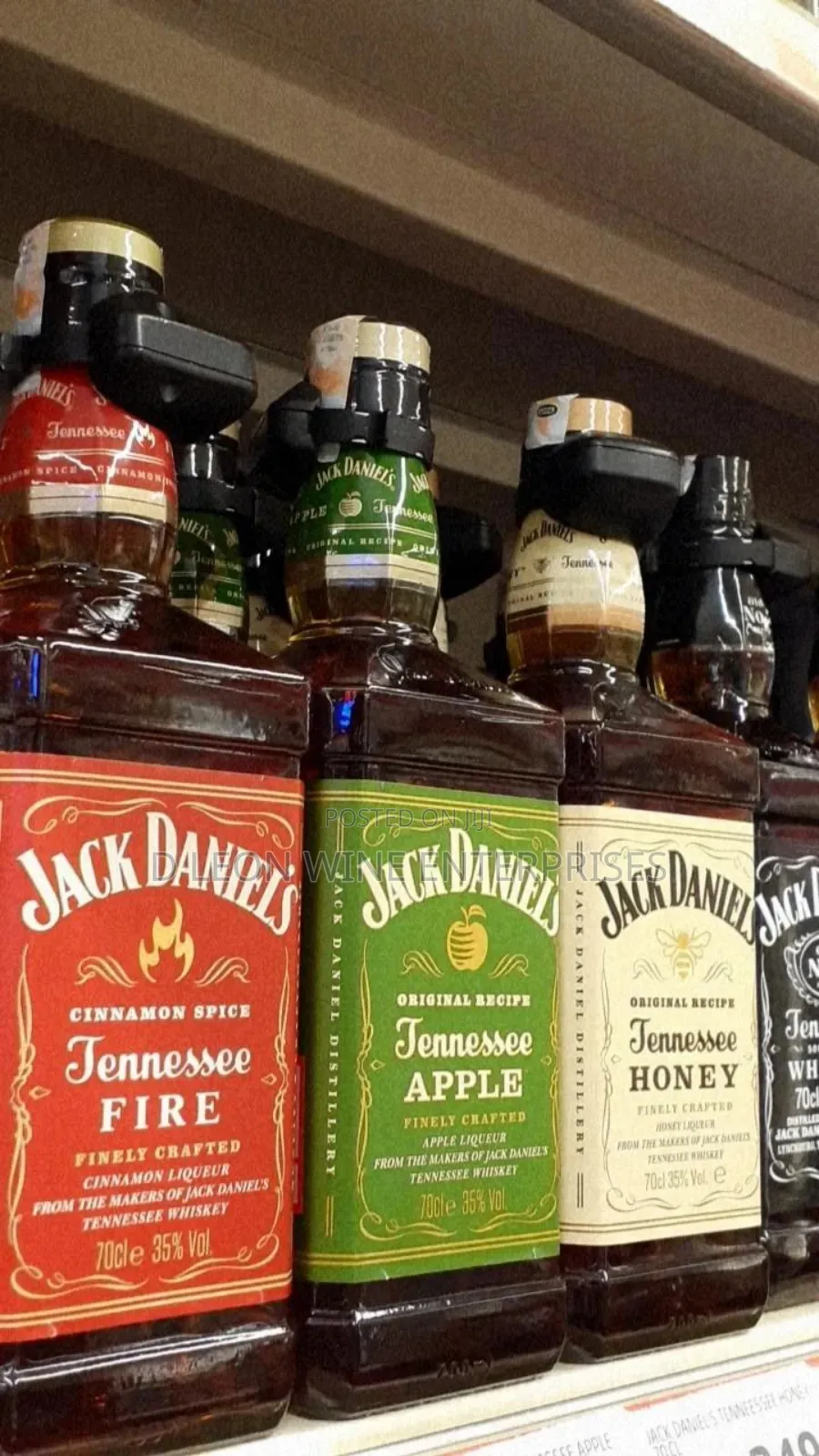 Jack Daniels ( Apple ) Cartoon by ( 12 Bottles )