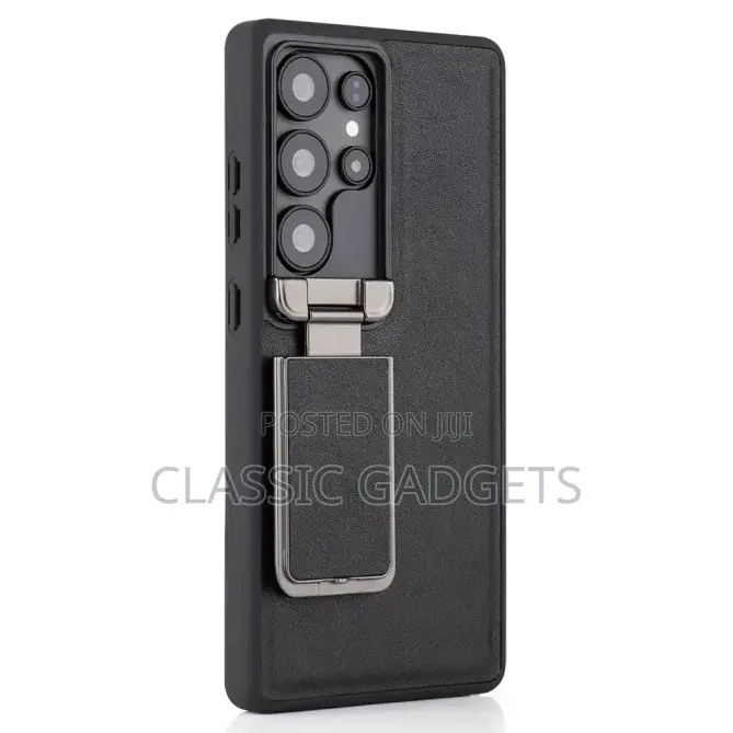 Elegant Premium Leather Case With Camera Cover for Galaxy S26 Ultra