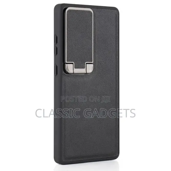 Elegant Premium Leather Case With Camera Cover for Galaxy S26 Ultra