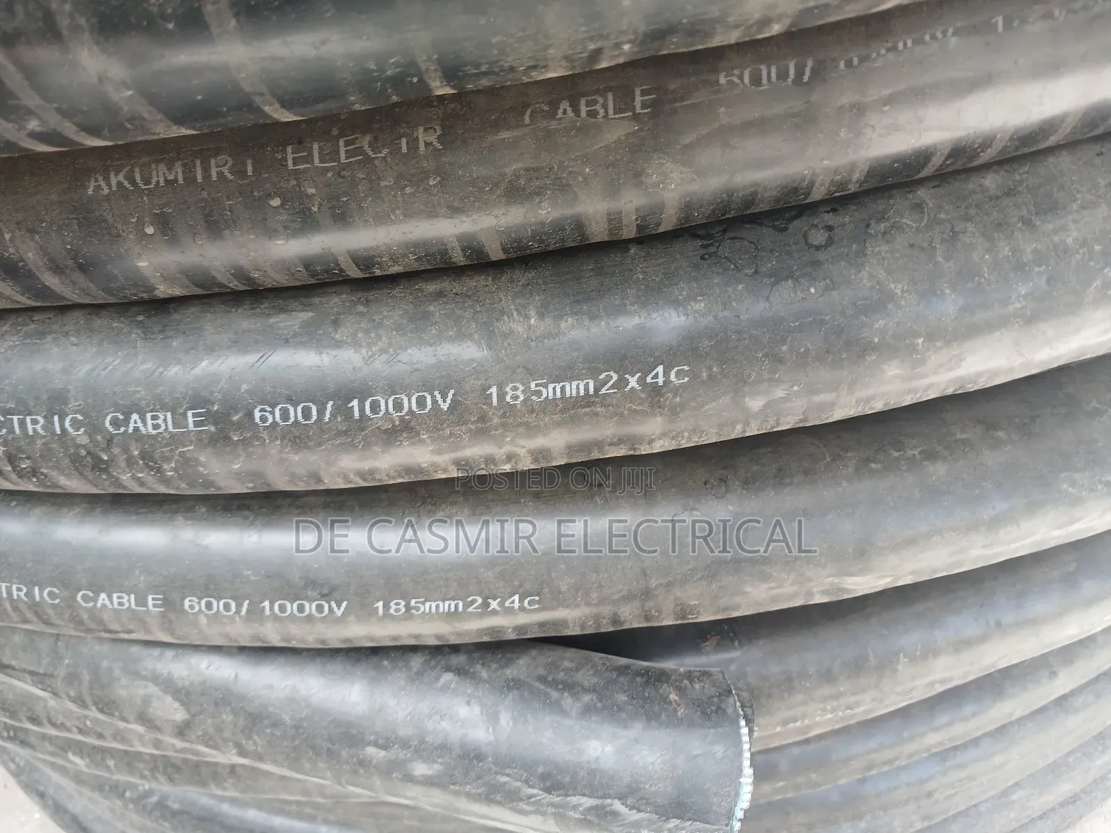 4x185mm2 Armoured Aluminium Cable
