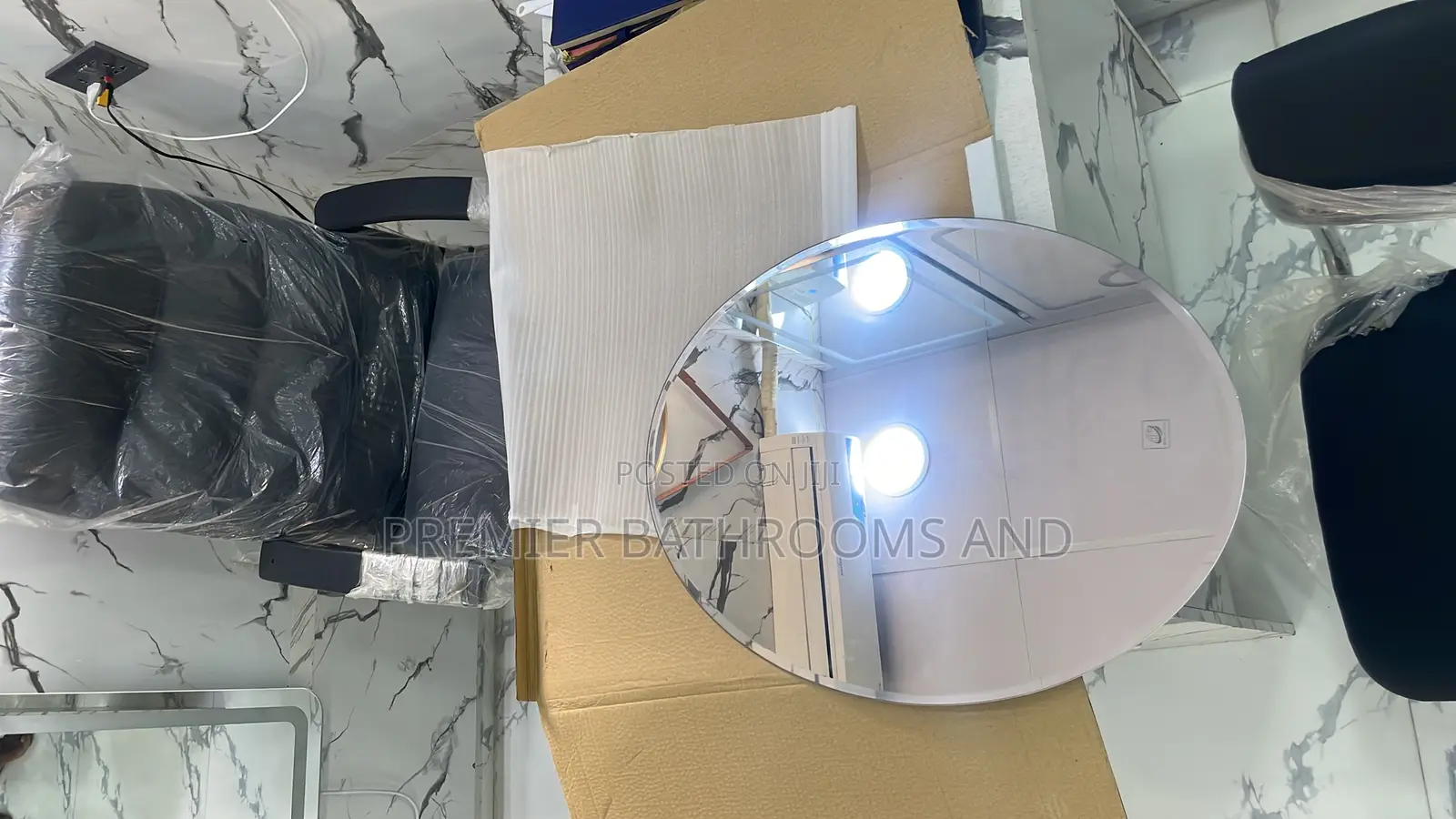 Small Bathroom Plain Mirror