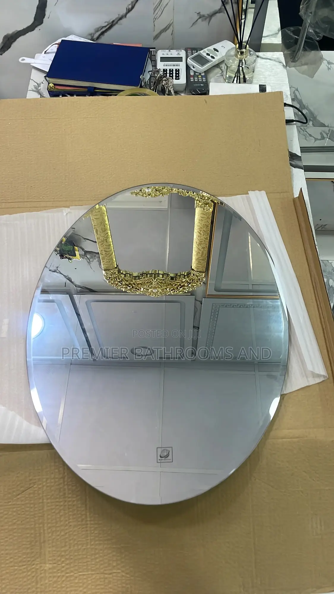 Small Bathroom Plain Mirror