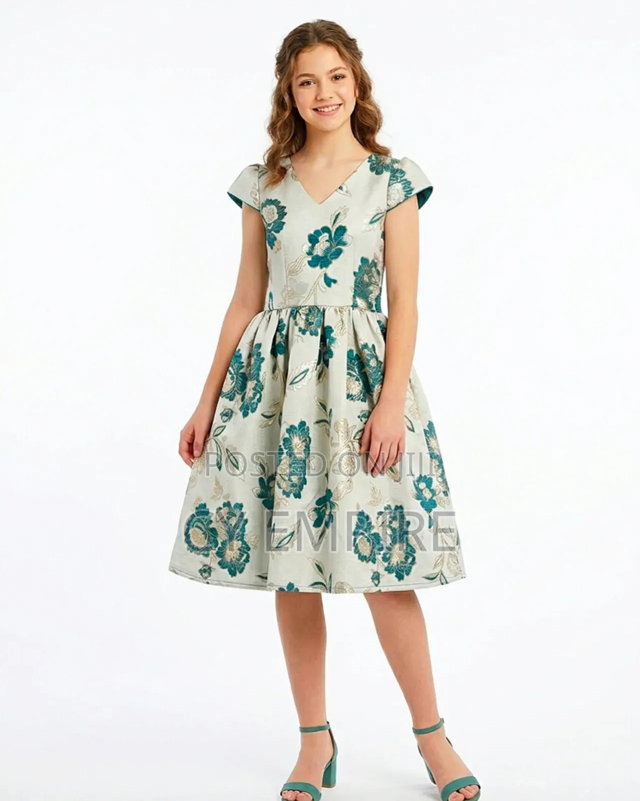 Girls Brocade Dress