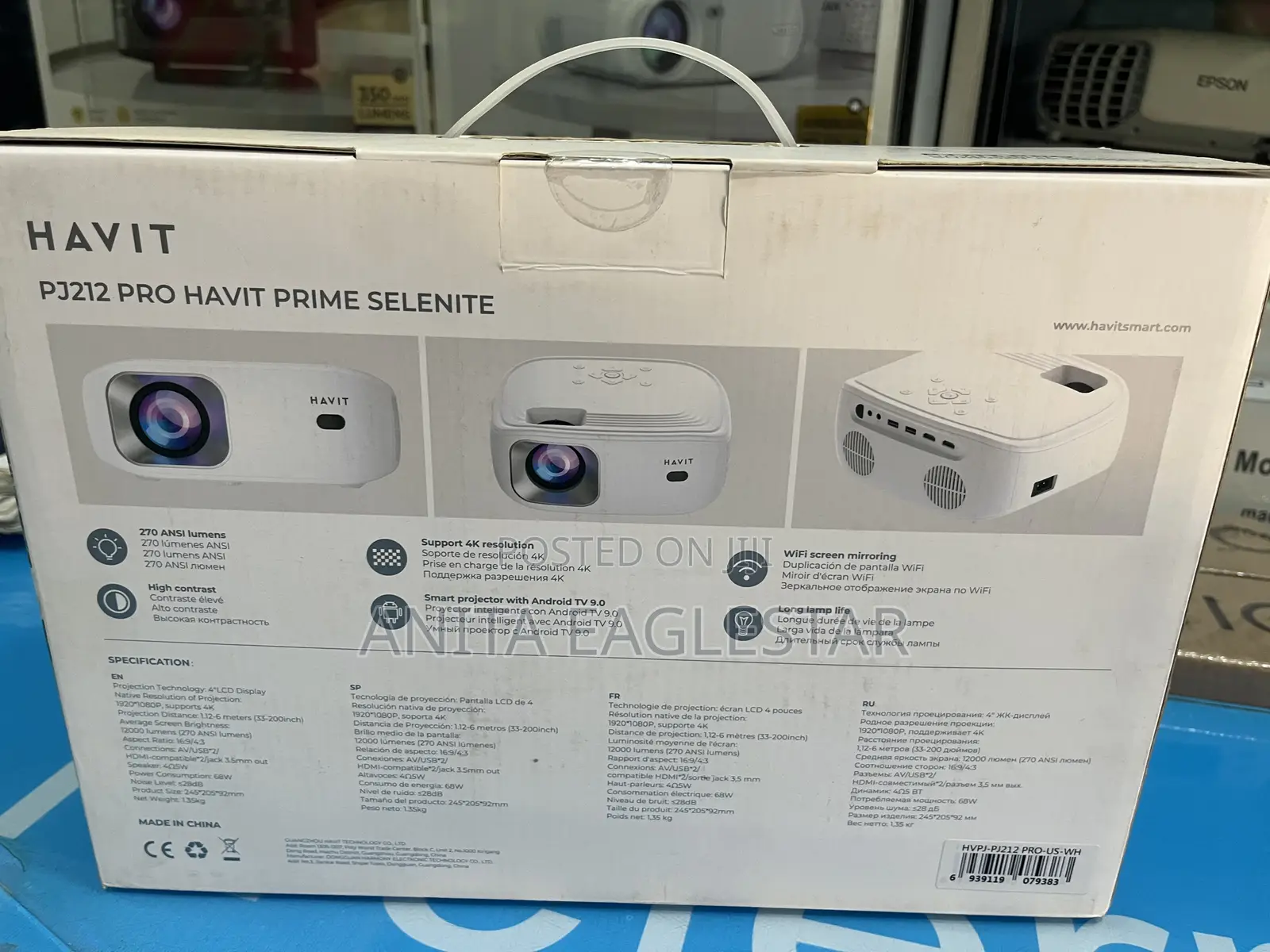 Pj212 Pro Havit Prime Selenite Projector