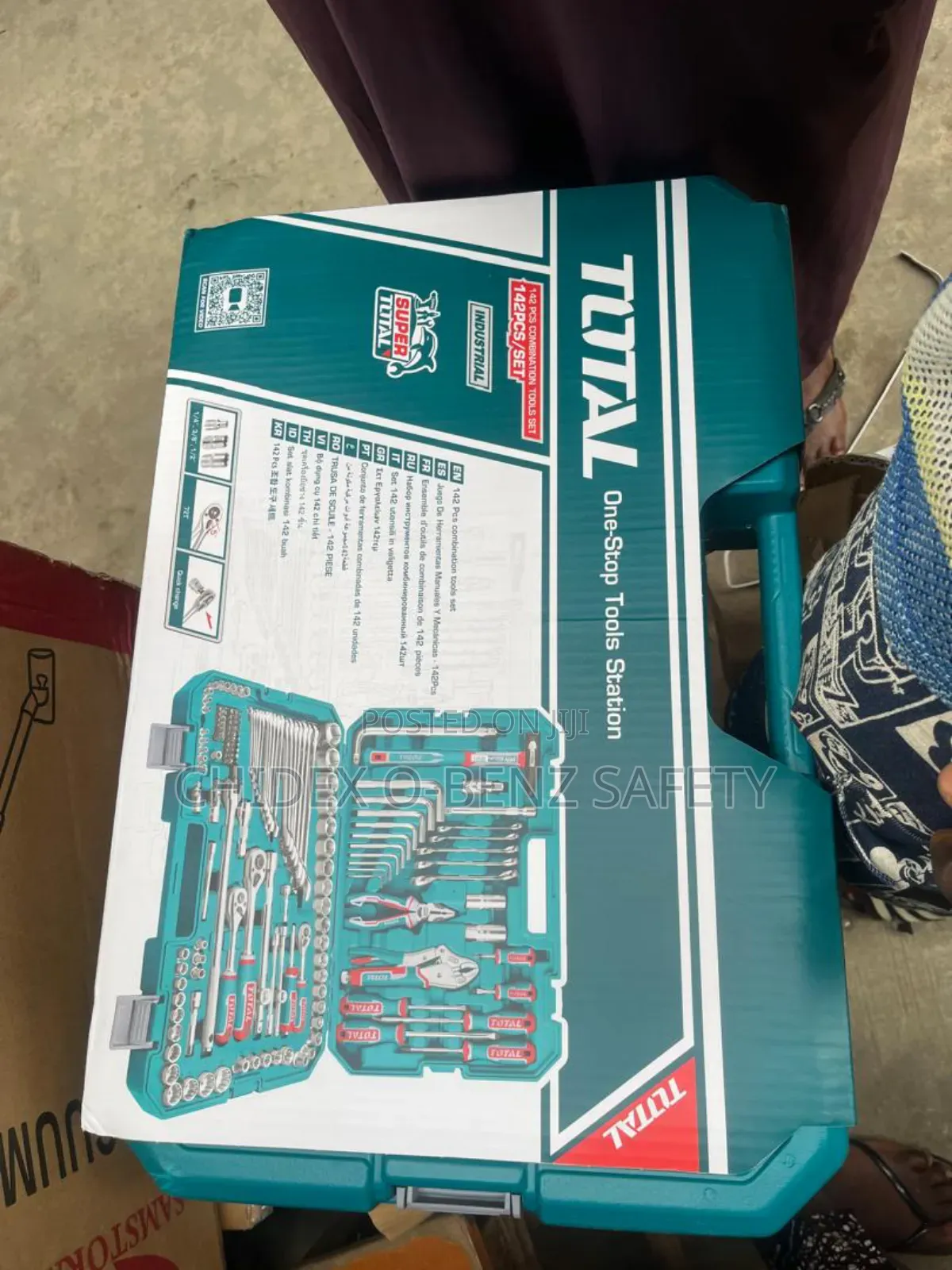 Total 142pcs Combination Tools Set