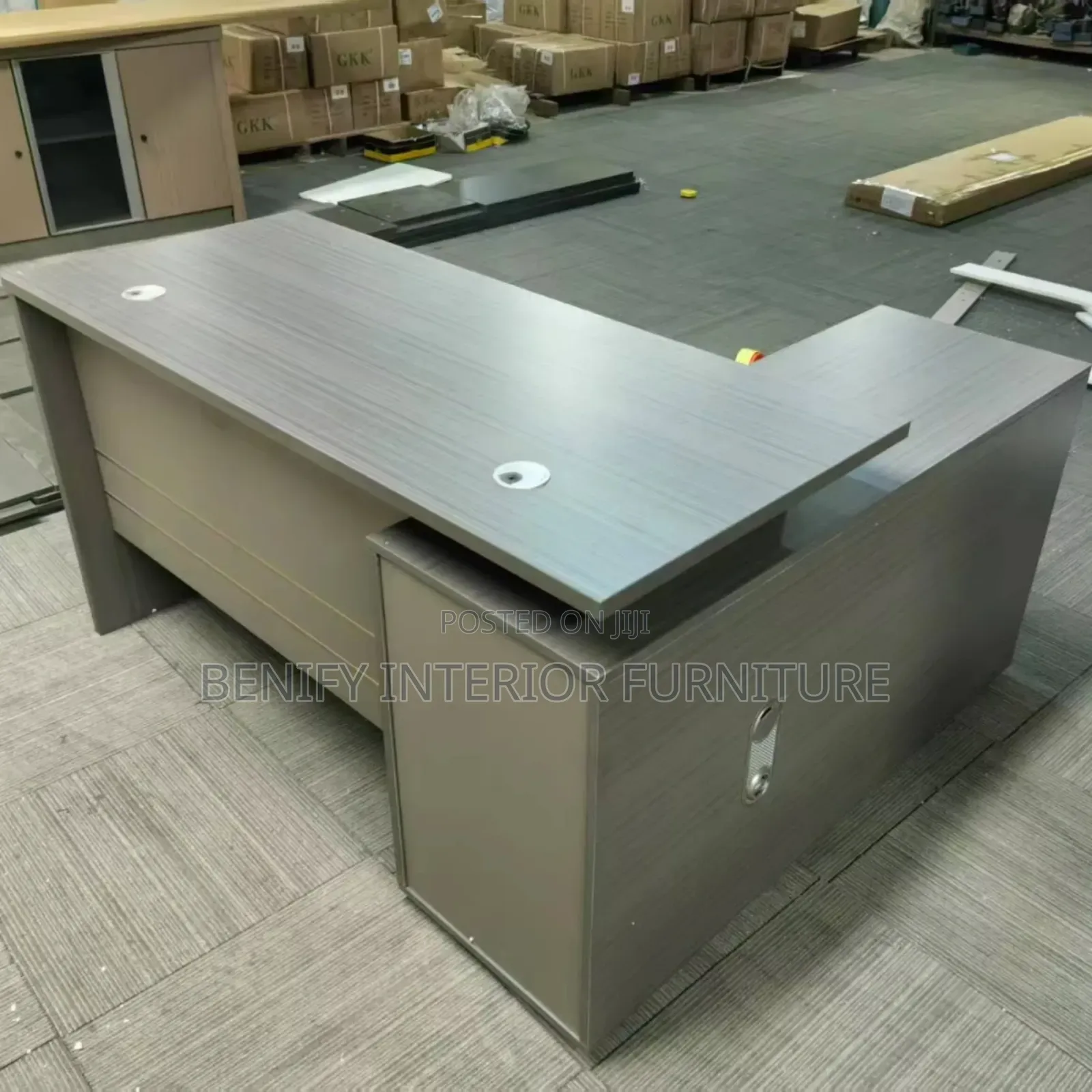 1.4 Meter Executive Office Table With Side Extension