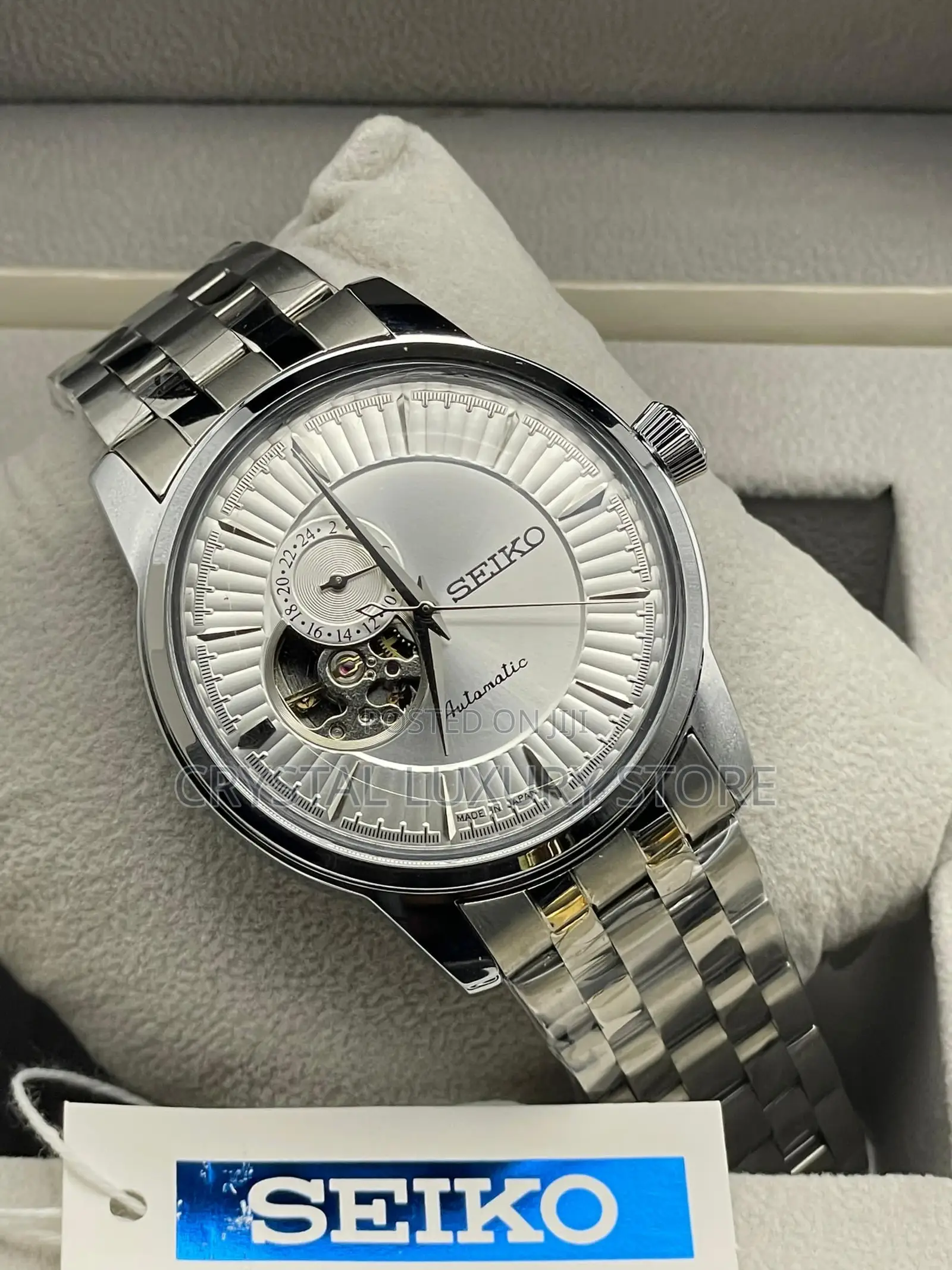 Seiko Quality Luxury Men Automatic Engine Wristwatch