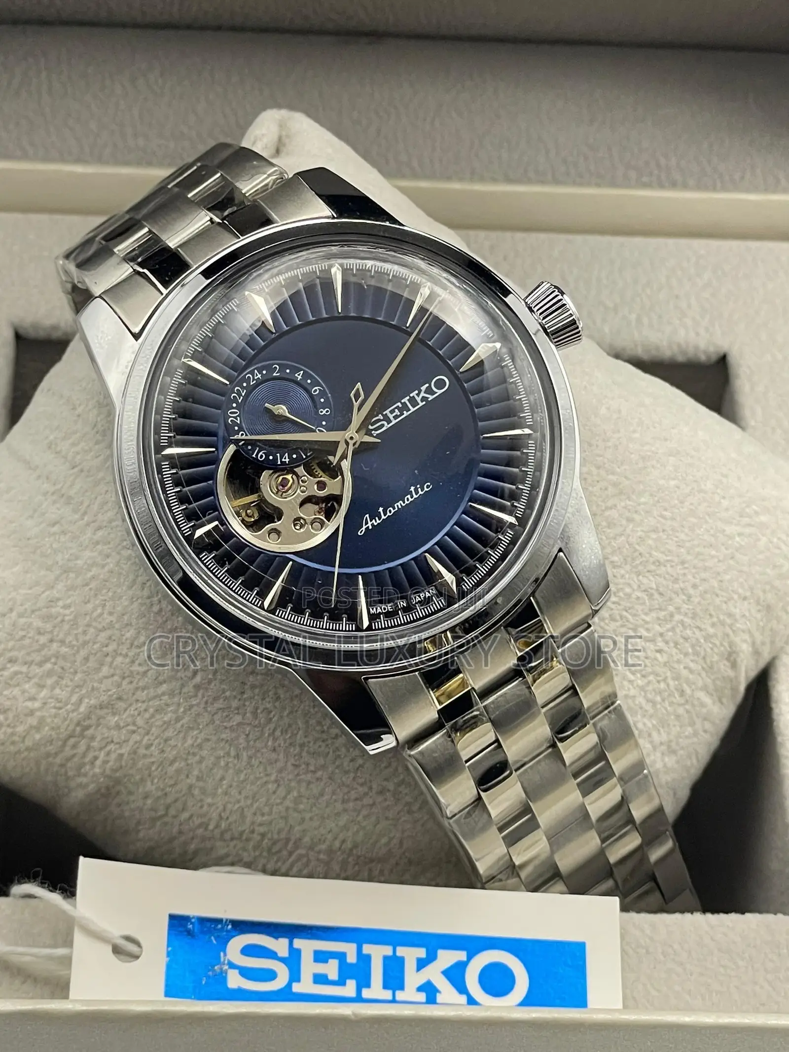 Seiko Quality Luxury Men Automatic Engine Wristwatch