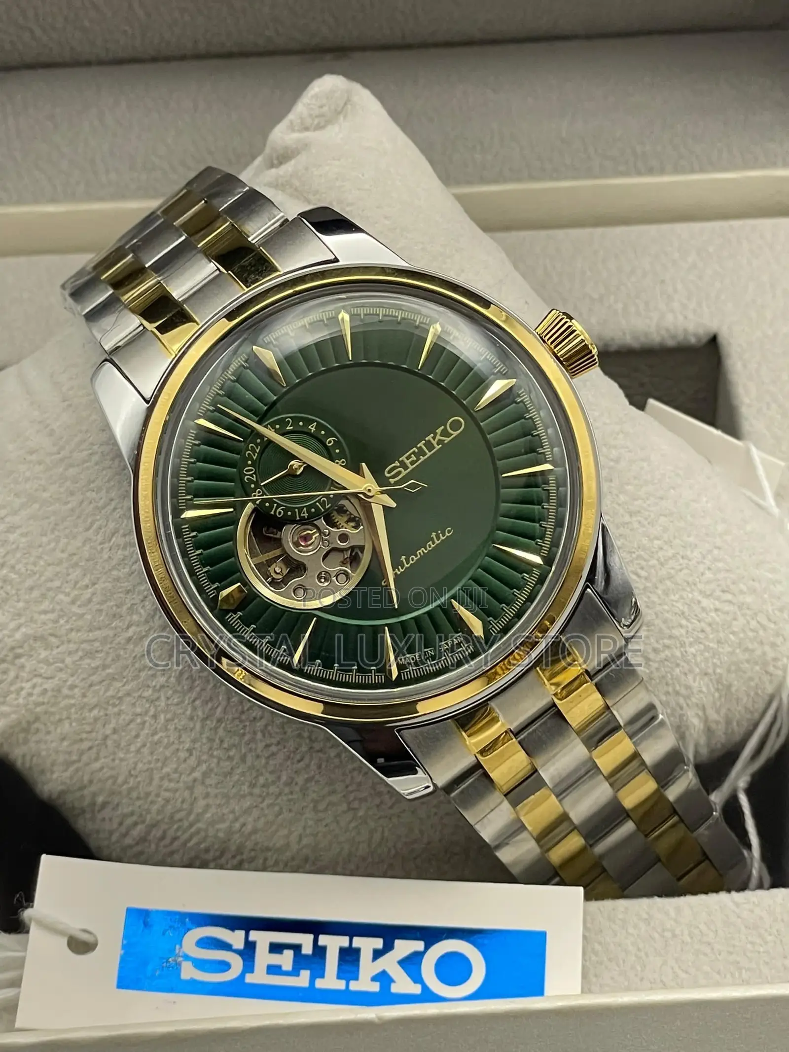 Seiko Quality Luxury Men Automatic Engine Wristwatch