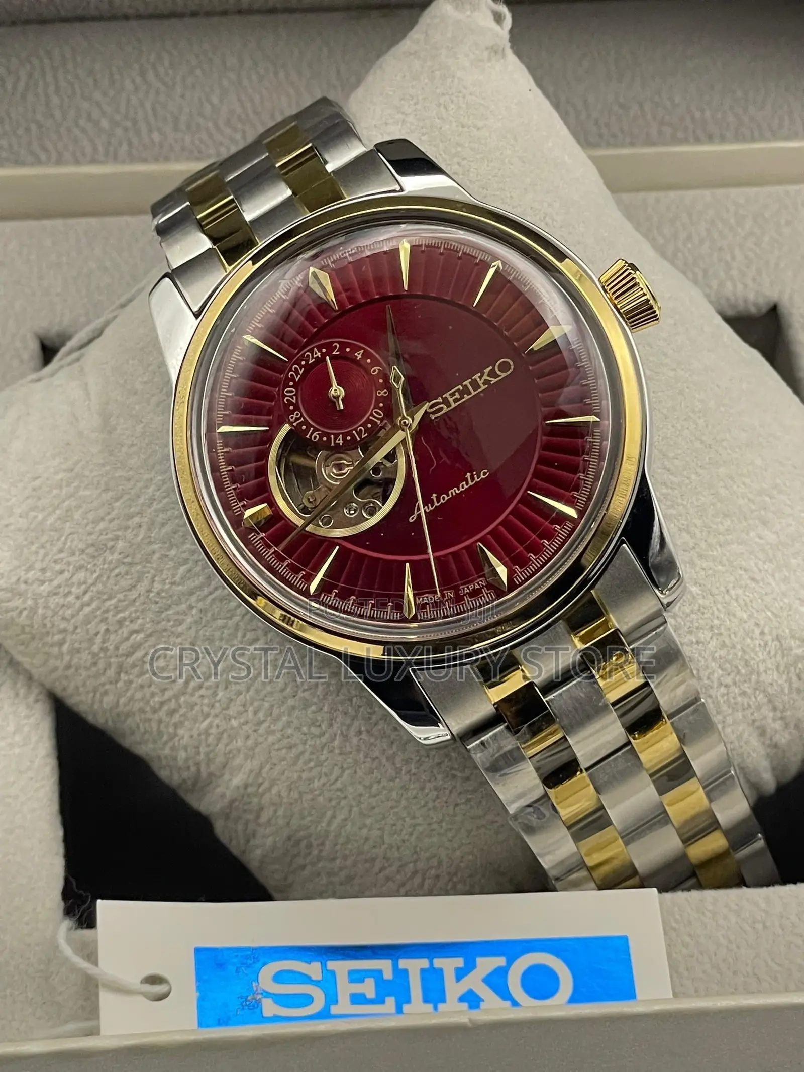 Seiko Quality Luxury Men Automatic Engine Wristwatch