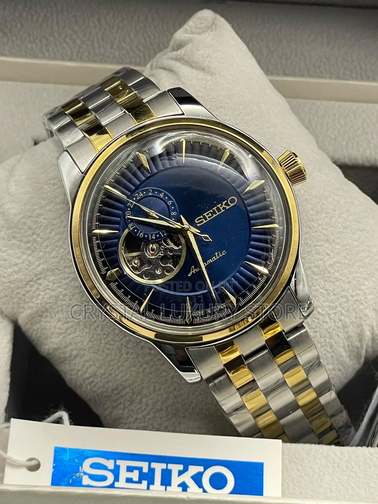 Seiko Quality Luxury Men Automatic Engine Wristwatch