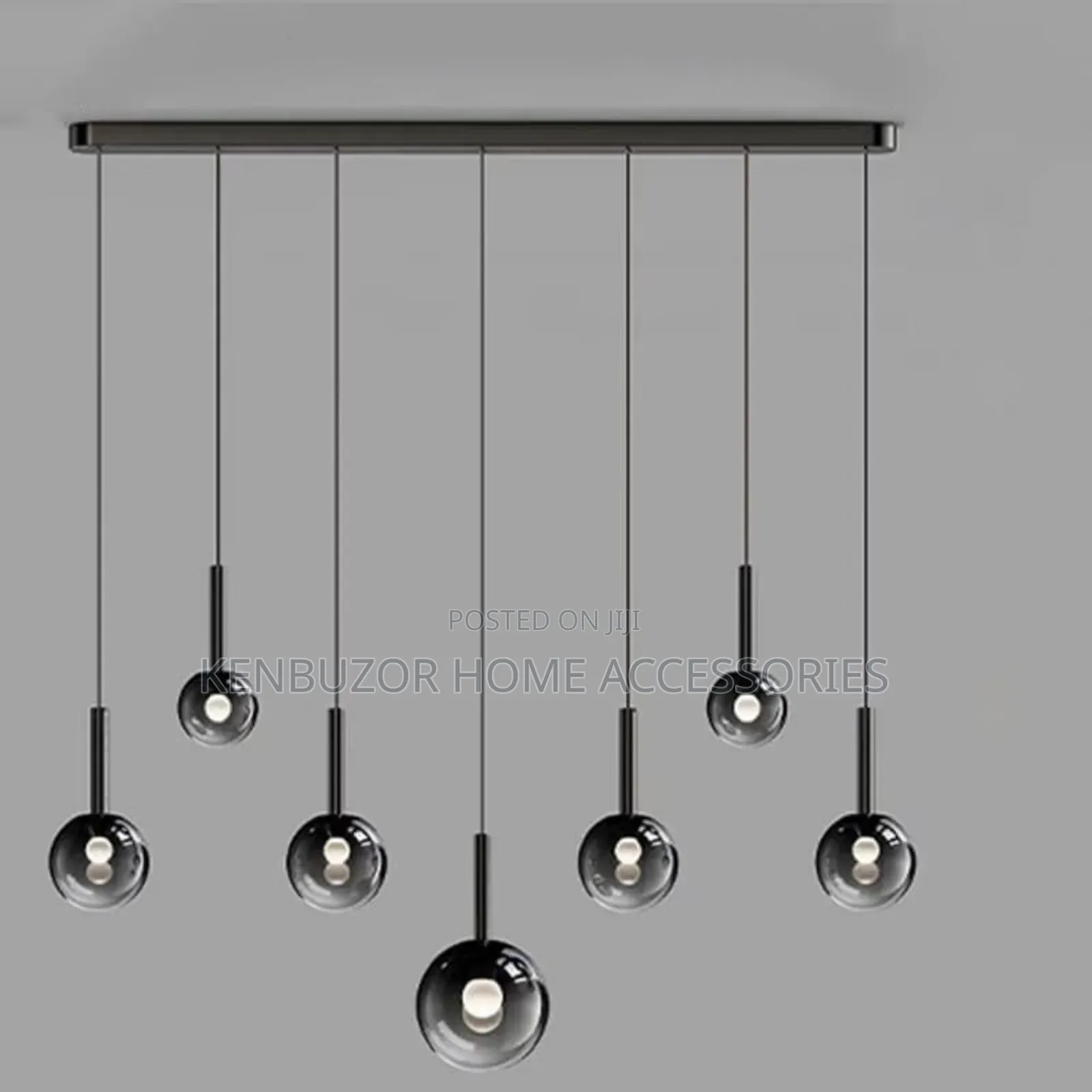 1200mm 7 Glass Led Luxury Pendant Light Chandelier