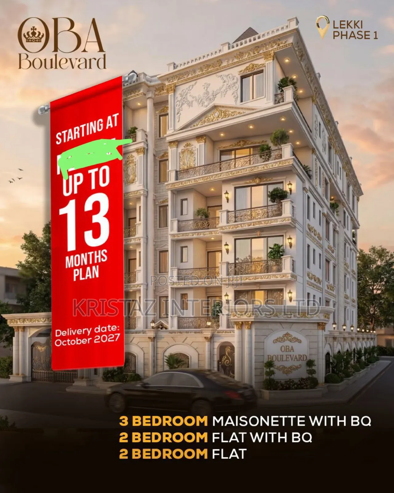 3bdrm Maisonette in Lekki Phase 1 for sale
