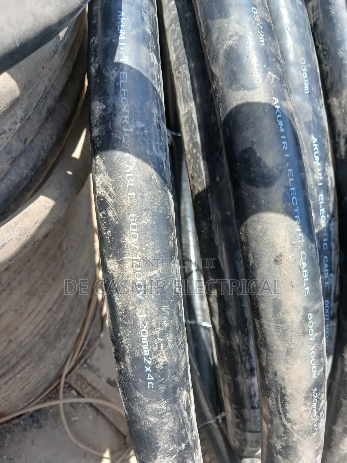 4x120mm2 Armoured Aluminium Cable