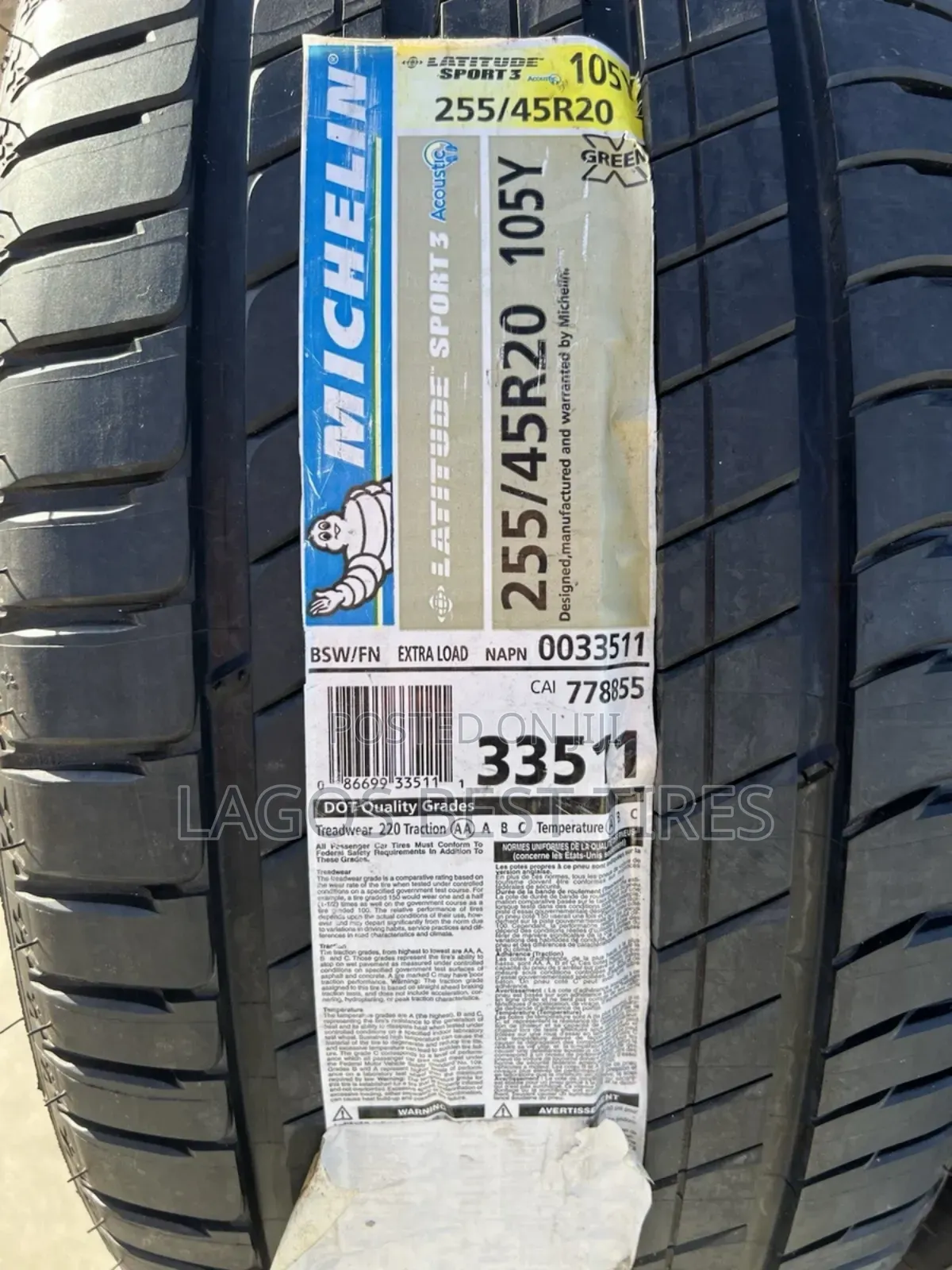 Michelin Latitude Sport 3 (Acoustic) 255/45 R20 105y Xl— Silent Luxury