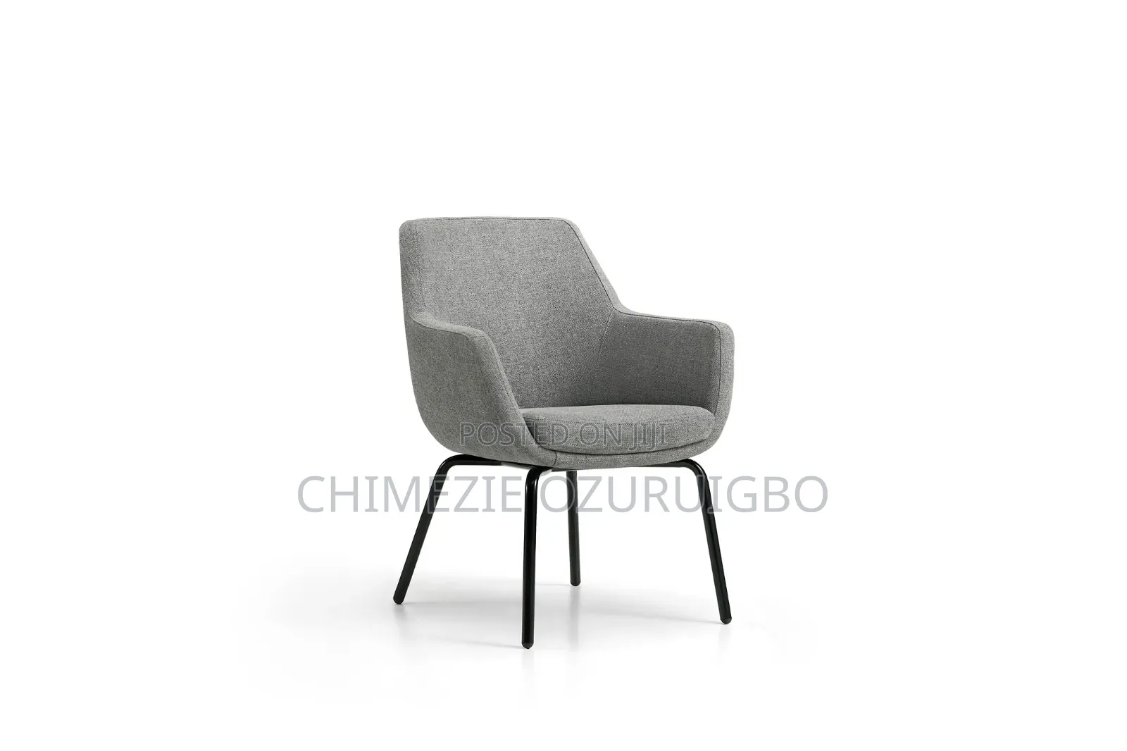 Orange, Green and Gray Coloured Lounge Chairs