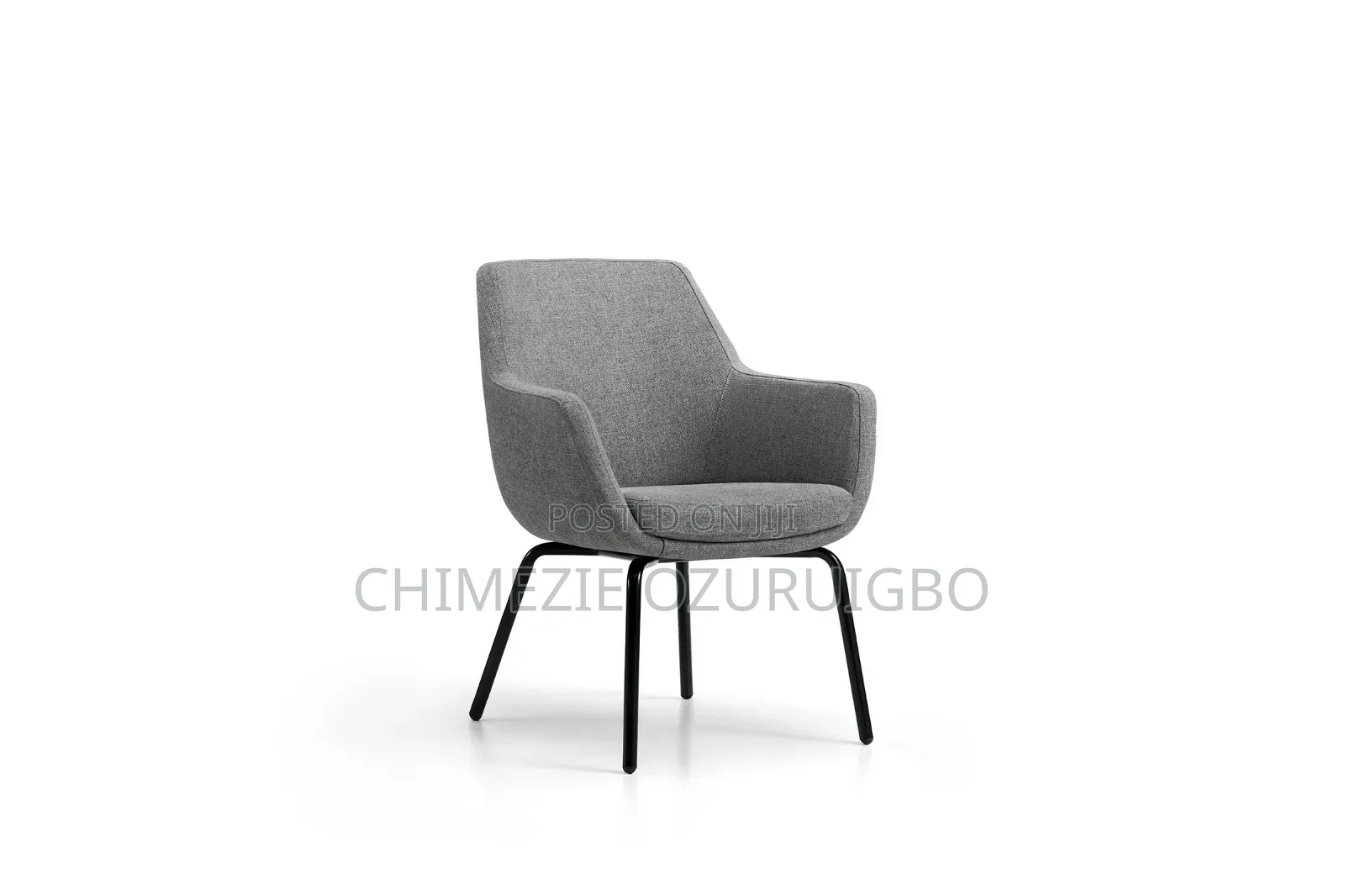 Orange, Green and Gray Coloured Lounge Chairs