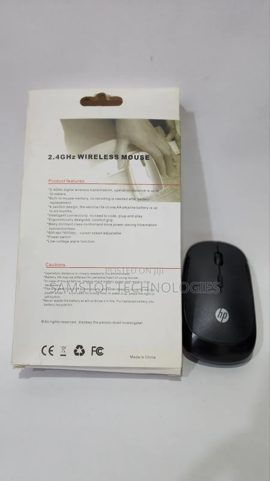 Hp 2.4ghz Wireless Optical Mouse