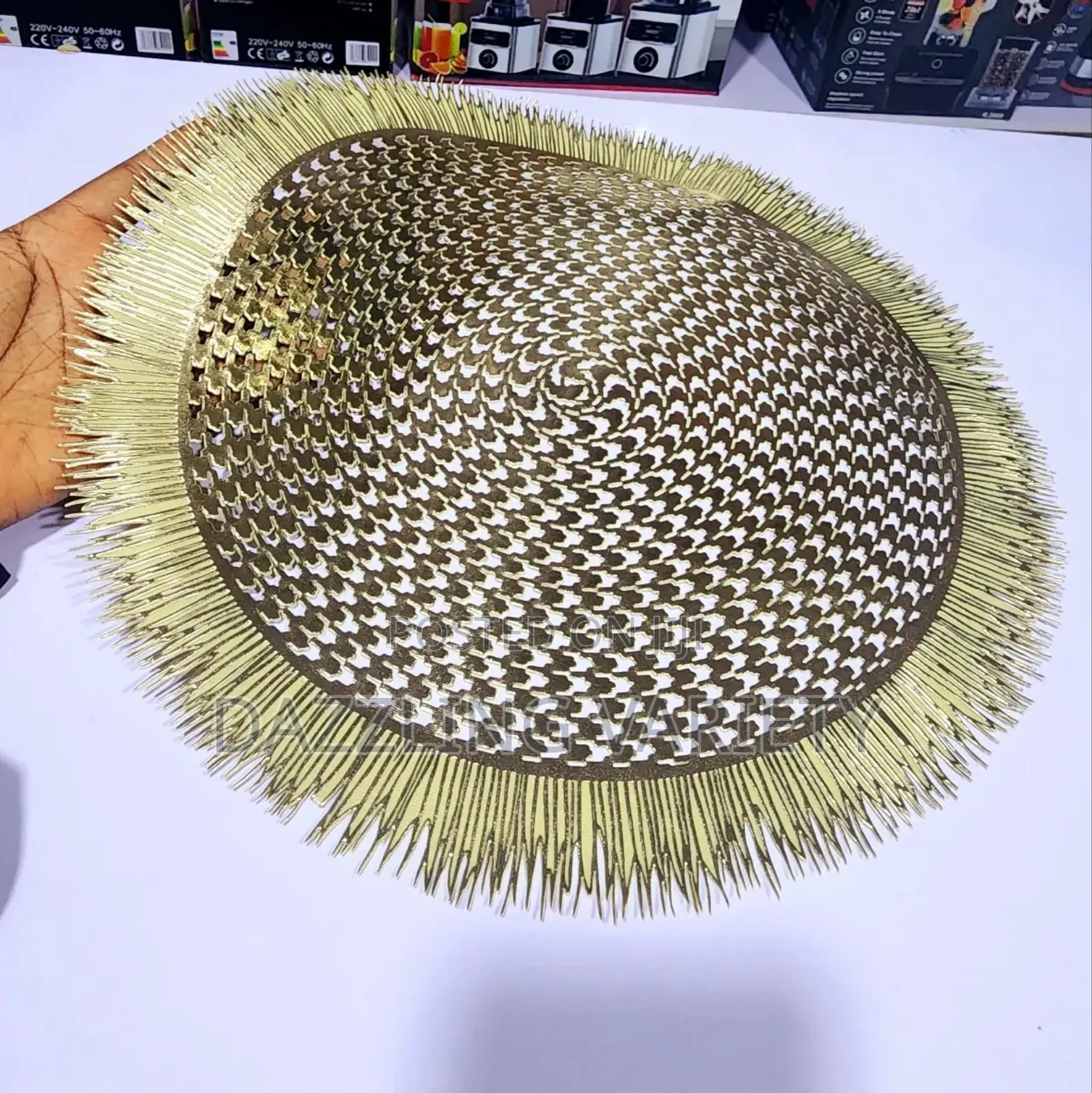 12pcs Table Mat/Placemats - Woven Pattern