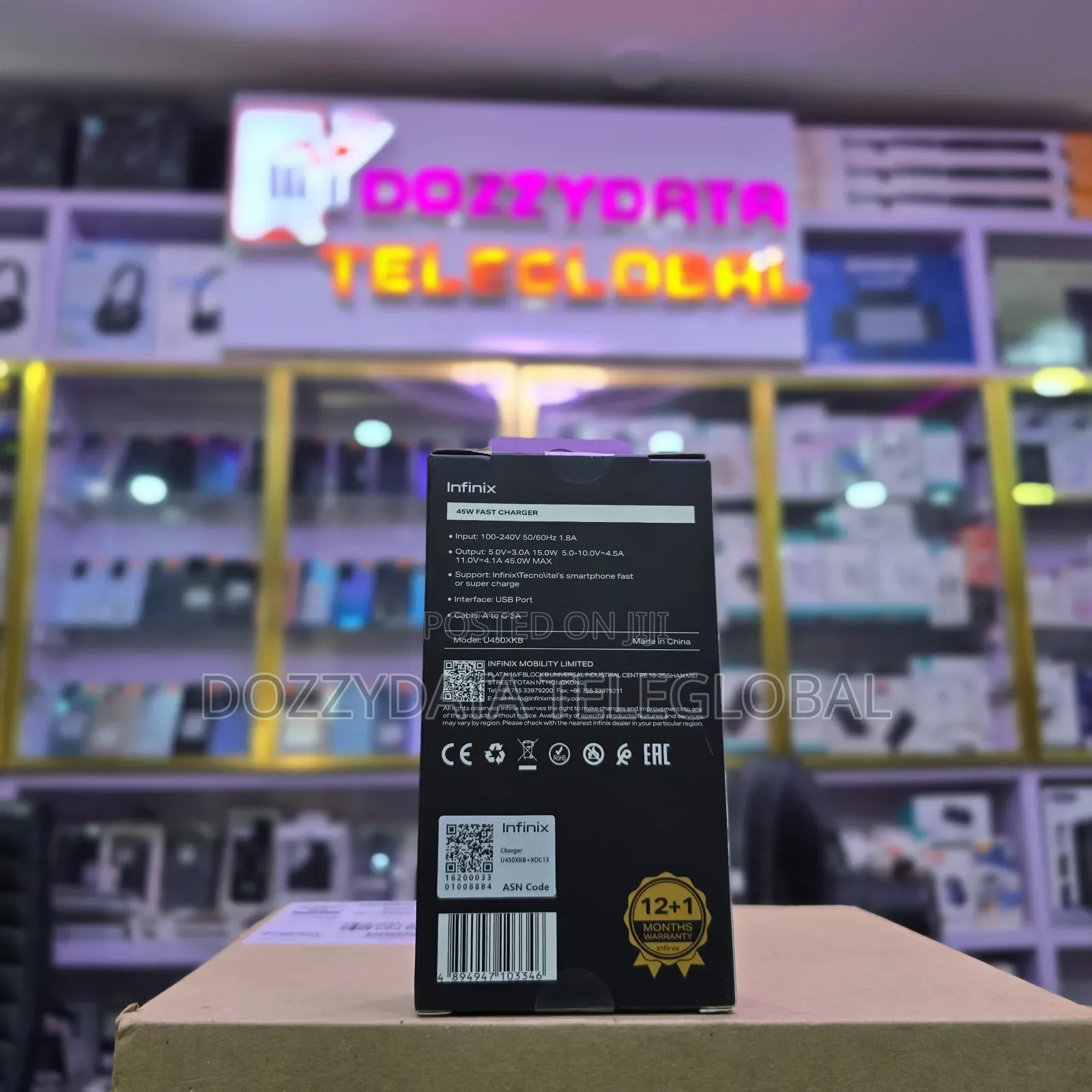 Infinix 45w Fast Charger