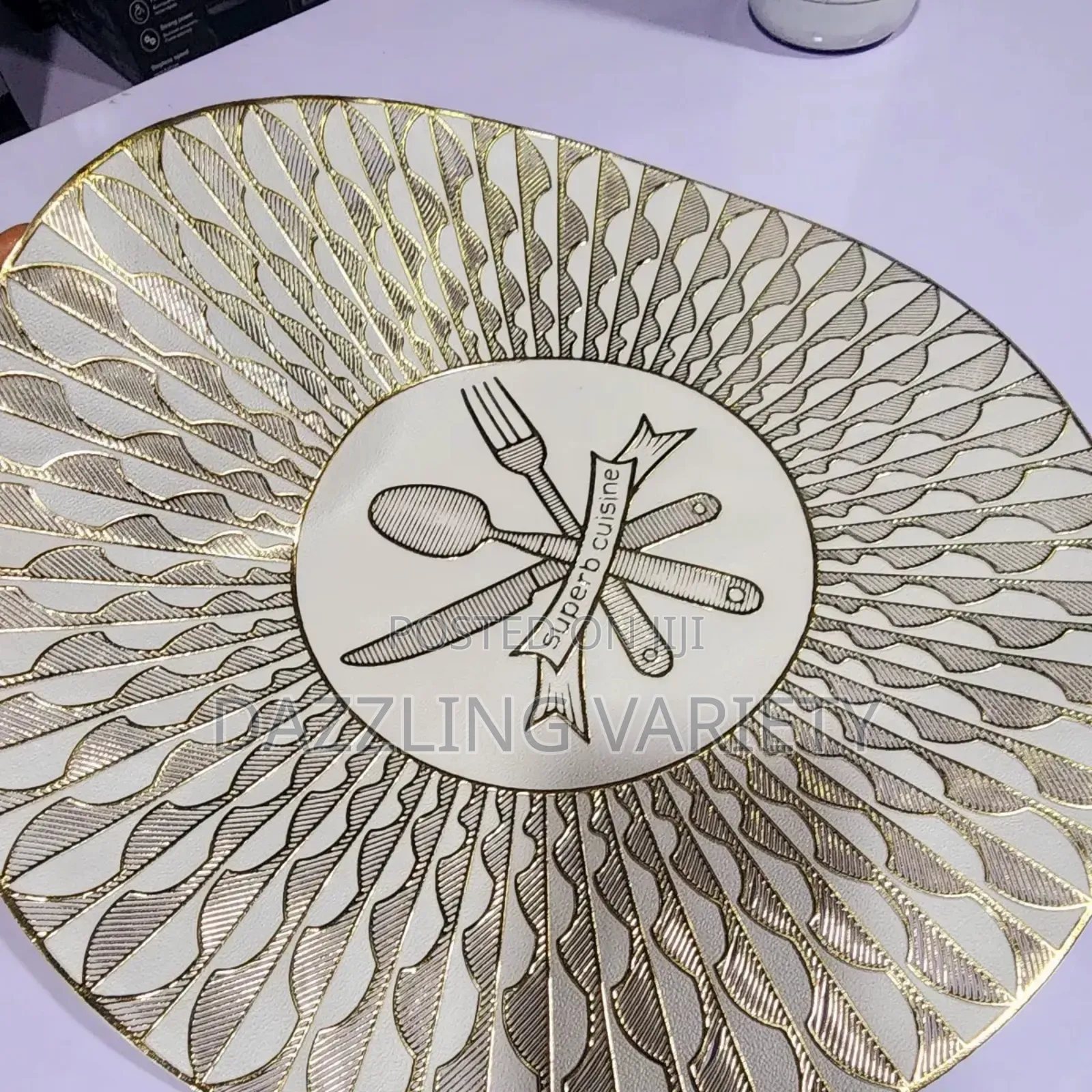 12pcs Table Mat/Placemats - Cutlery Design