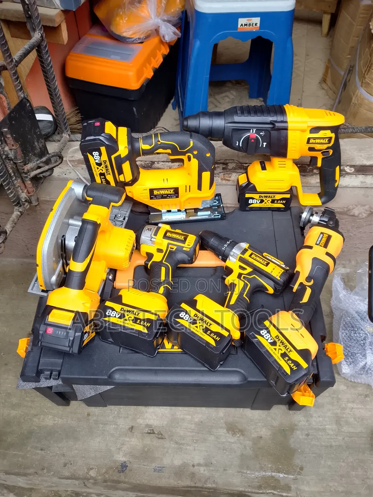 6 in 1 Dewalt Cordless Machine Combo