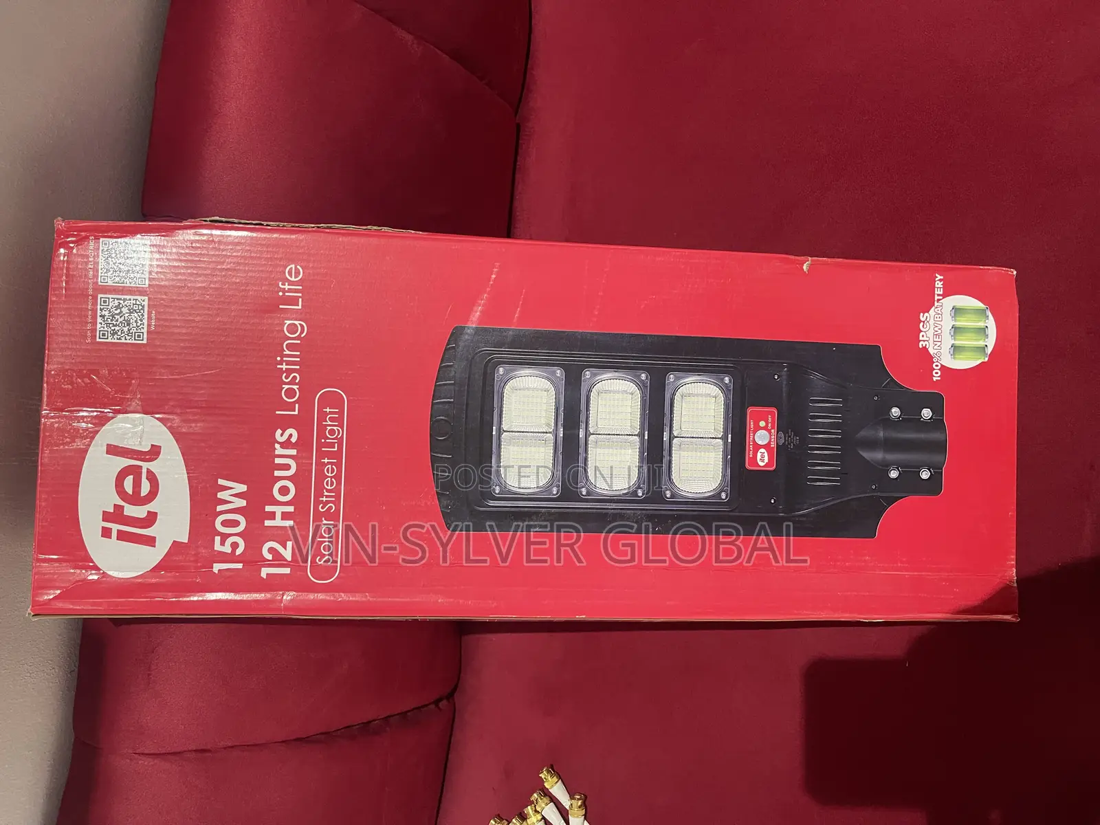 Itel Solar Street Light 150waats