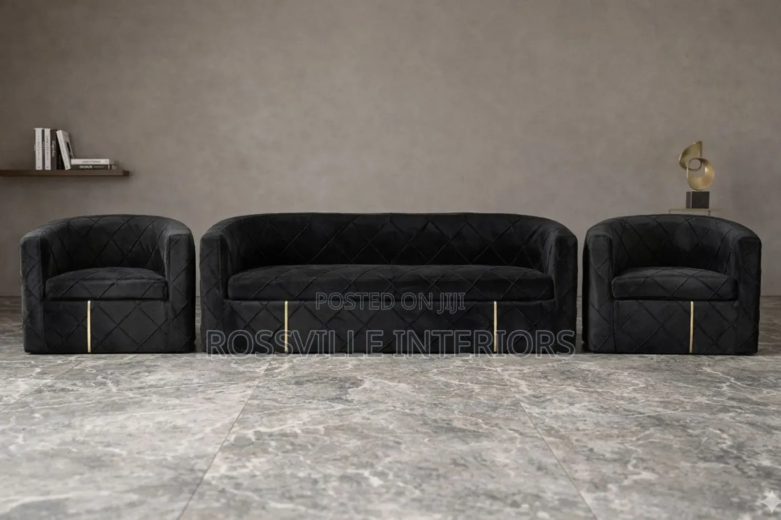 Affordable Luxury Sofa (3+2 Set) – Strong Classy