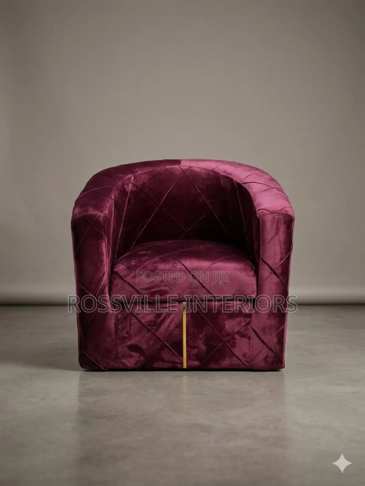 Affordable Luxury Single Chair Sofa – Lagos Delivery