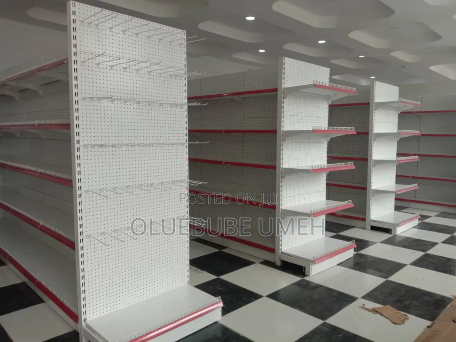 Center Display Supermarket Shelves